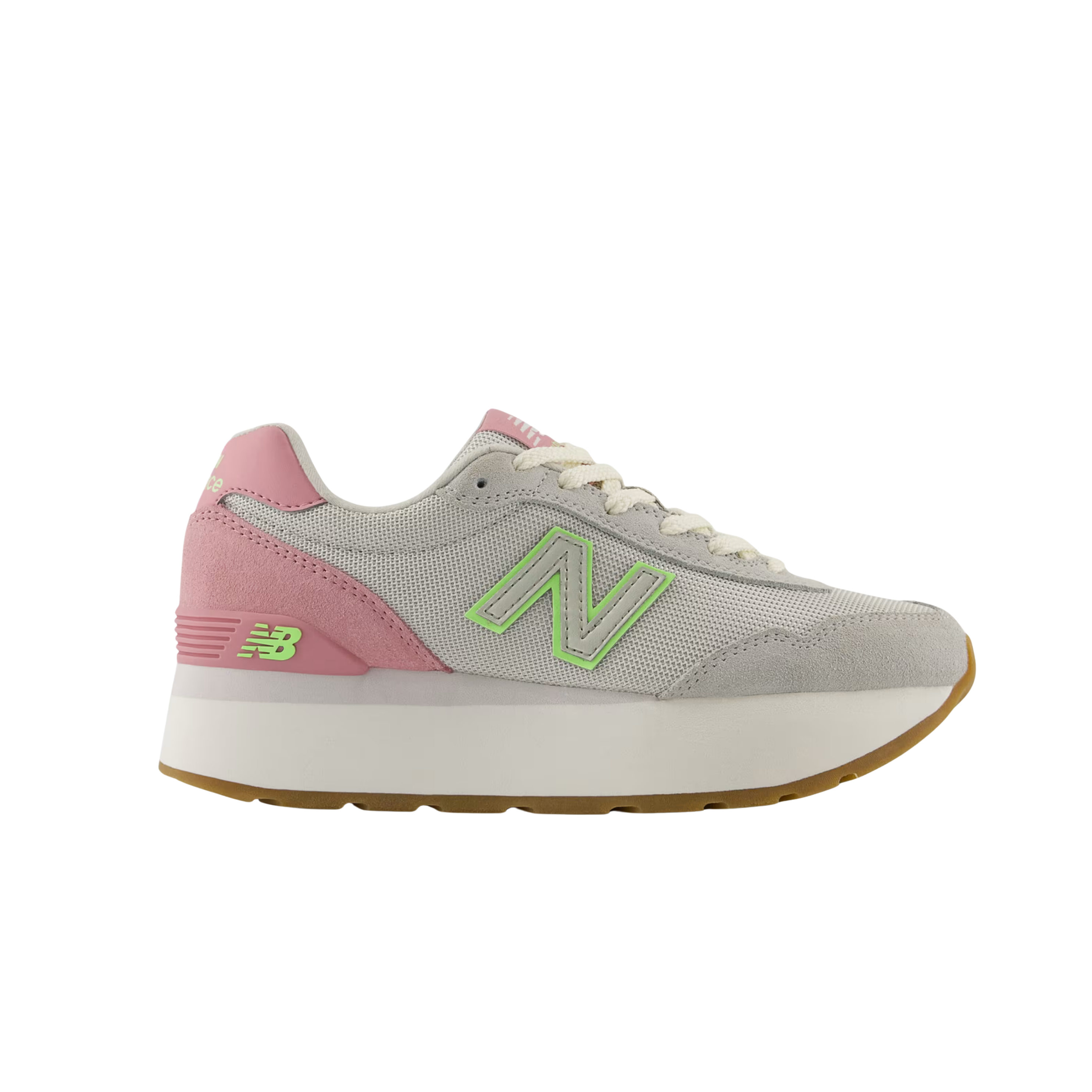 New Balance Women 515H Platform Sneaker - Grey Pink