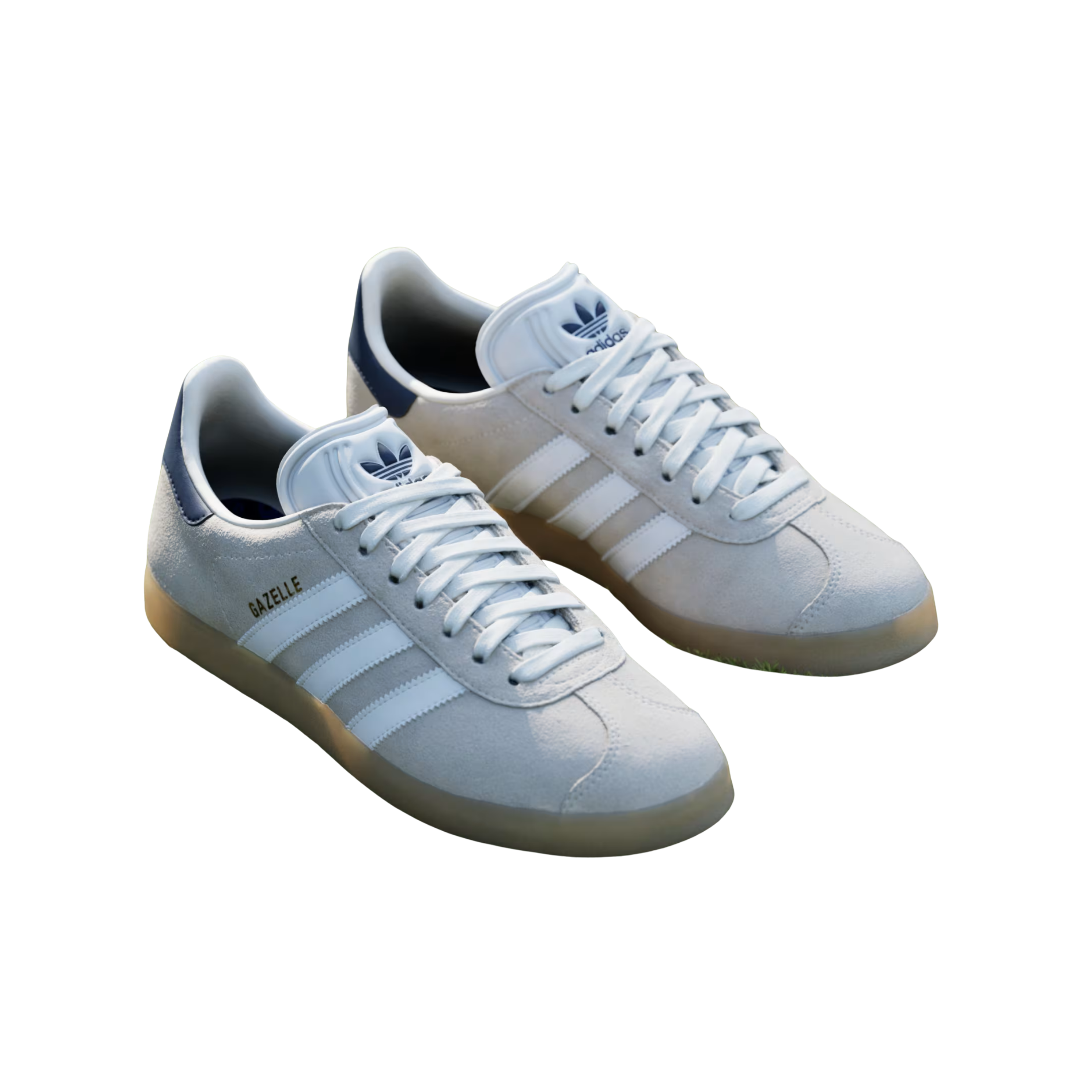 Adidas Men Gazelle Leather Spikeless Golf - Chalk White Cloud White