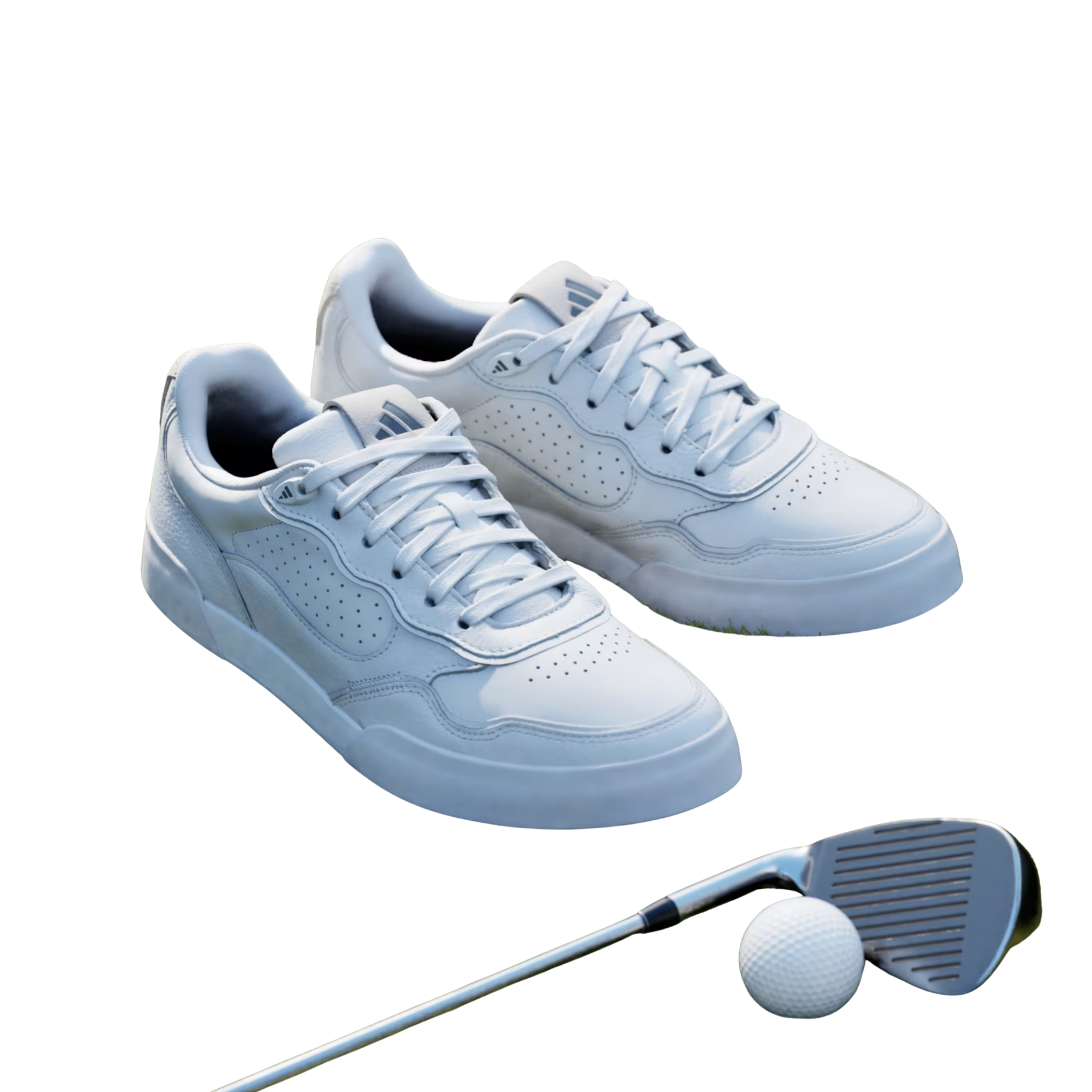Adidas Men Retrocross 25 Spikeless Golf - Cloud White Grey Six Gum