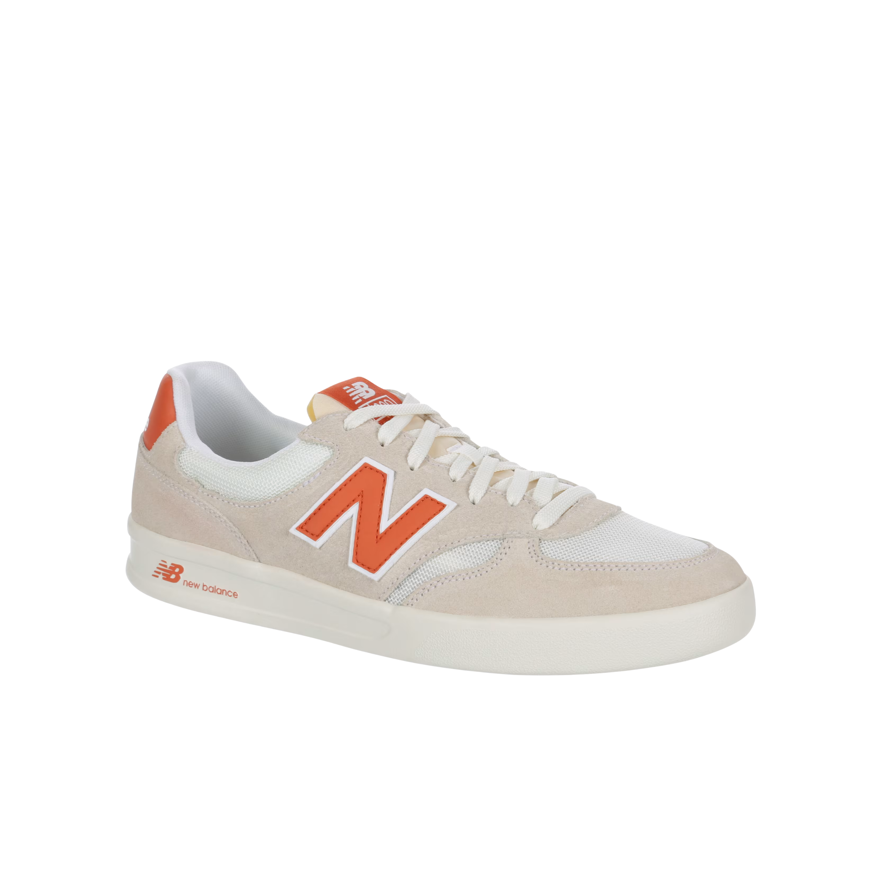 New Balance Women CT300 V3 Court Sneaker - White Orange