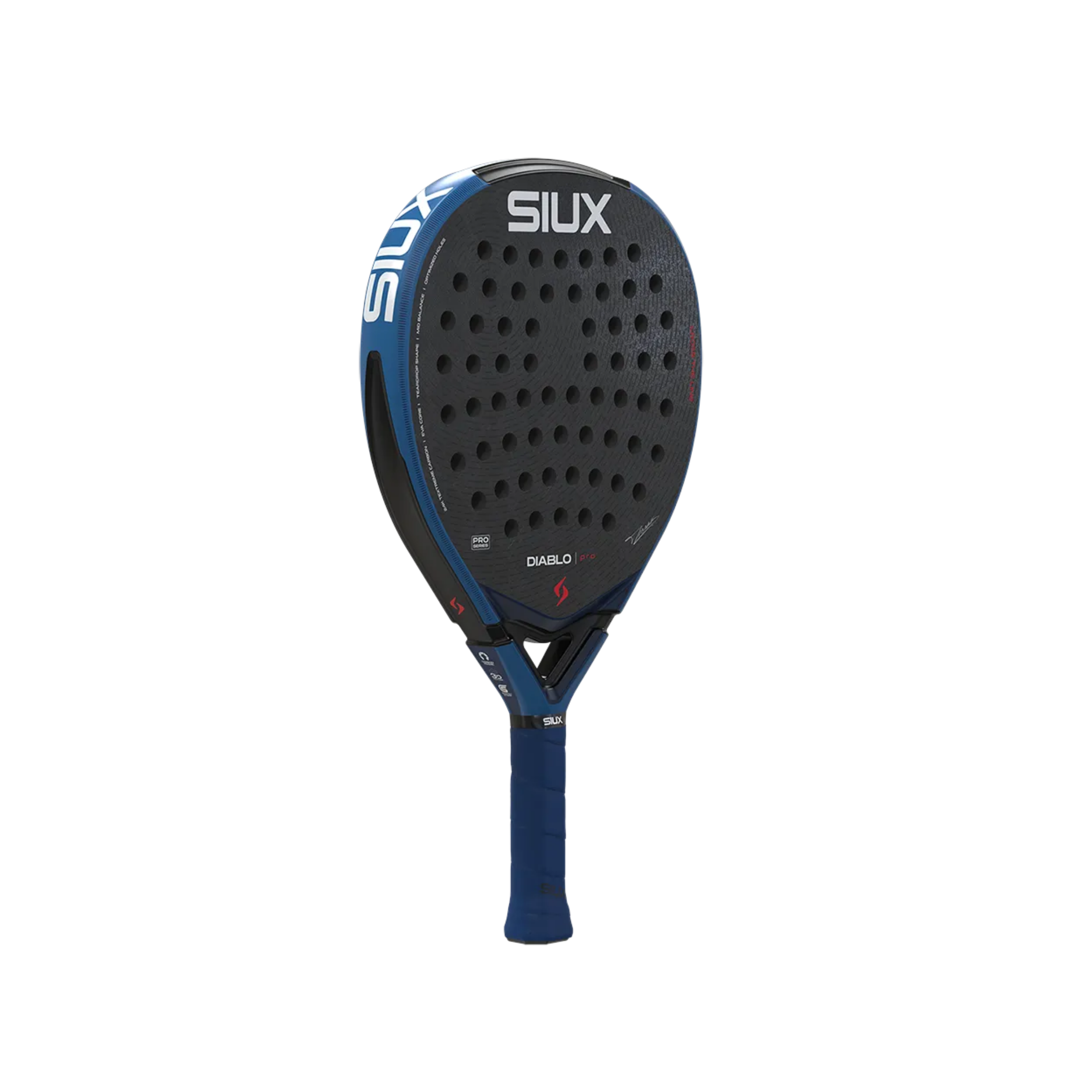 Siux Diablo Pro 2026 Royal Blue Padel Racket - Navy Black