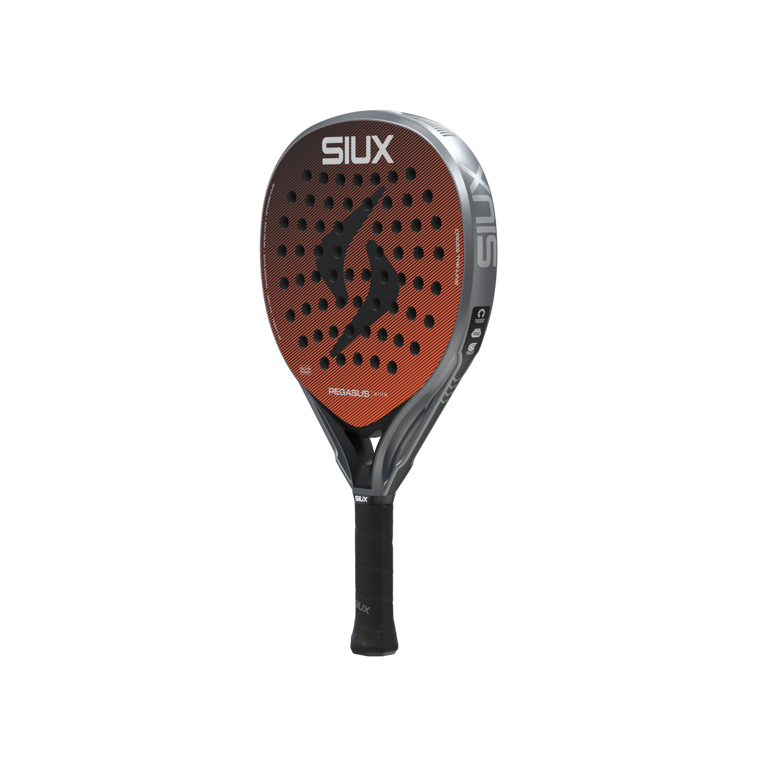 Siux Pegasus Elite 4 2026 Padel Racket - Black Red