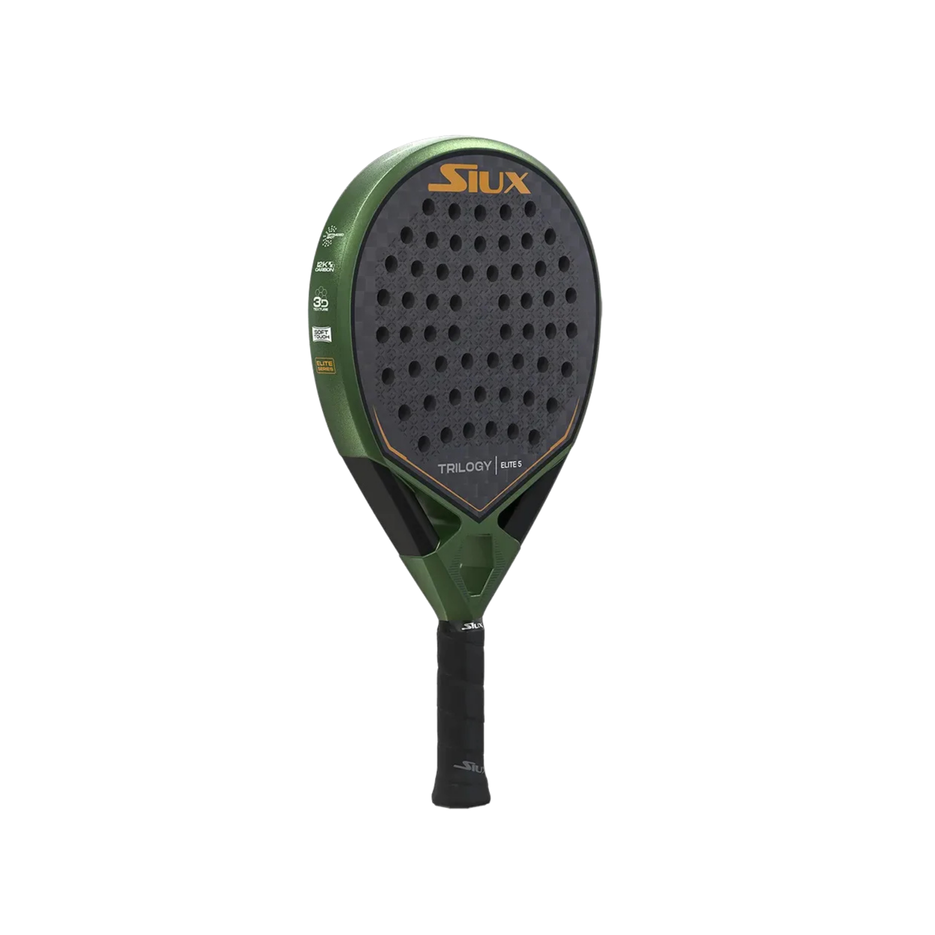 Siux Trilogy Elite 5 Padel Racket - Green Black