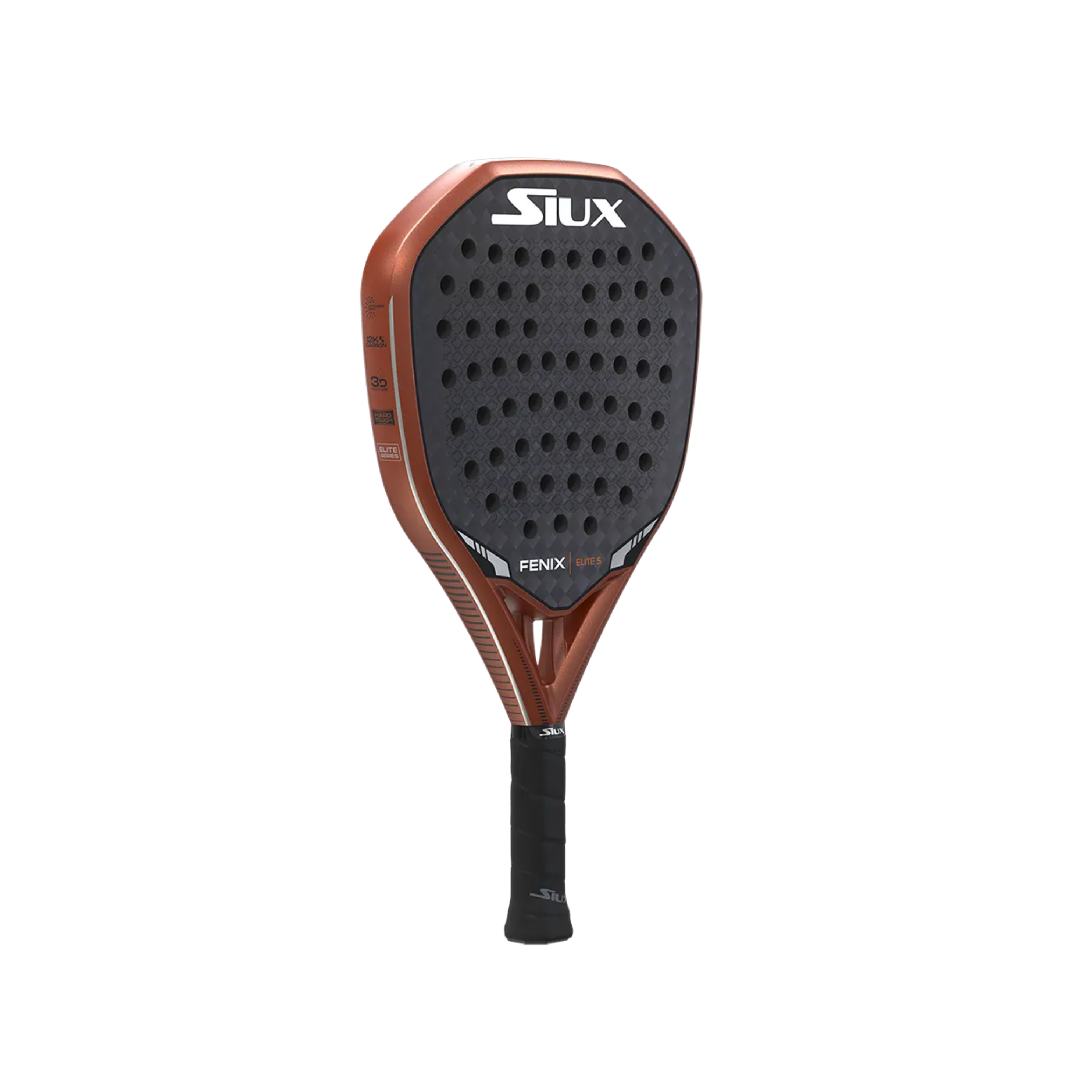 Siux Fenix Elite 5 Padel Racket - Brown Black
