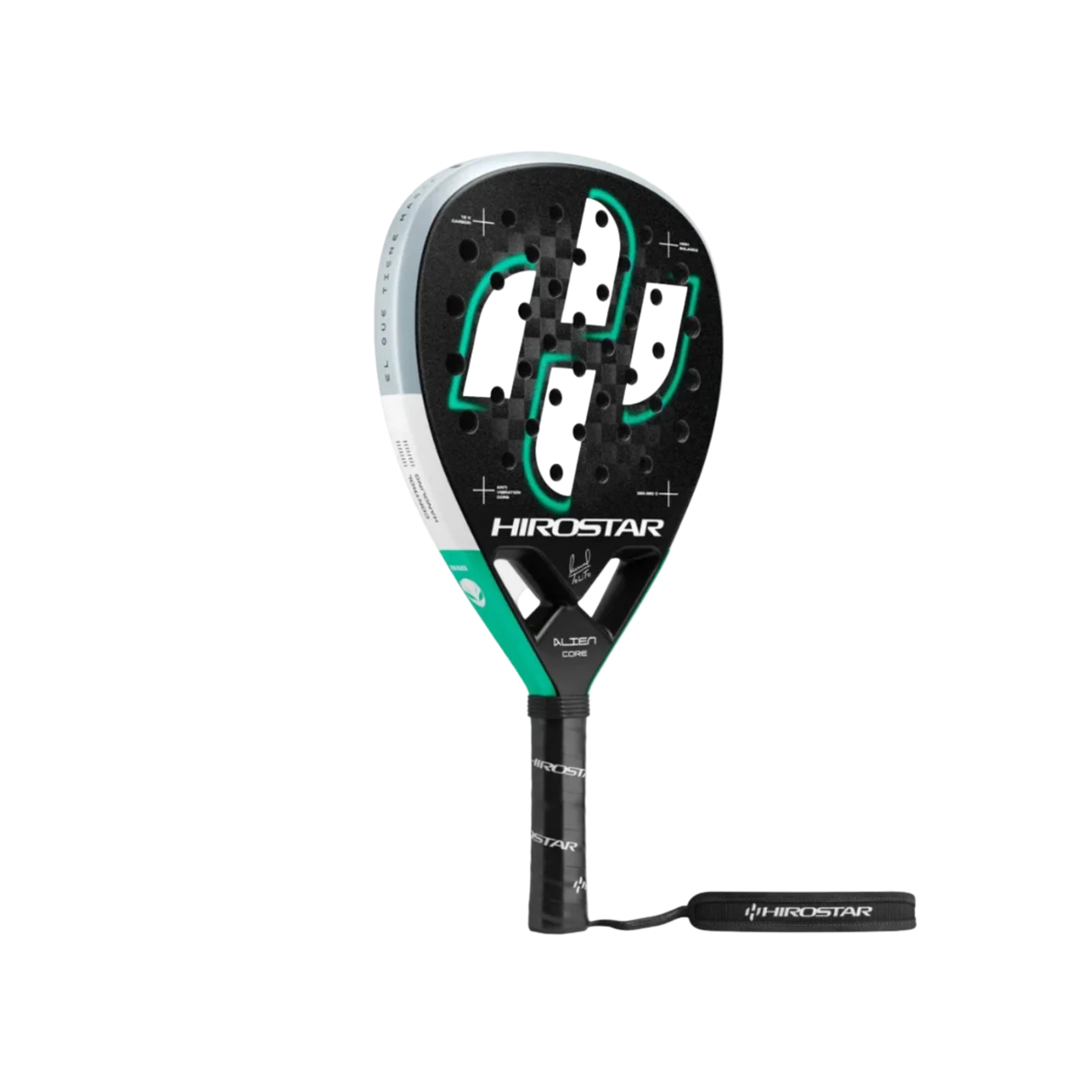 Hirostar Alien Core 2026 Padel Racket - Black Green