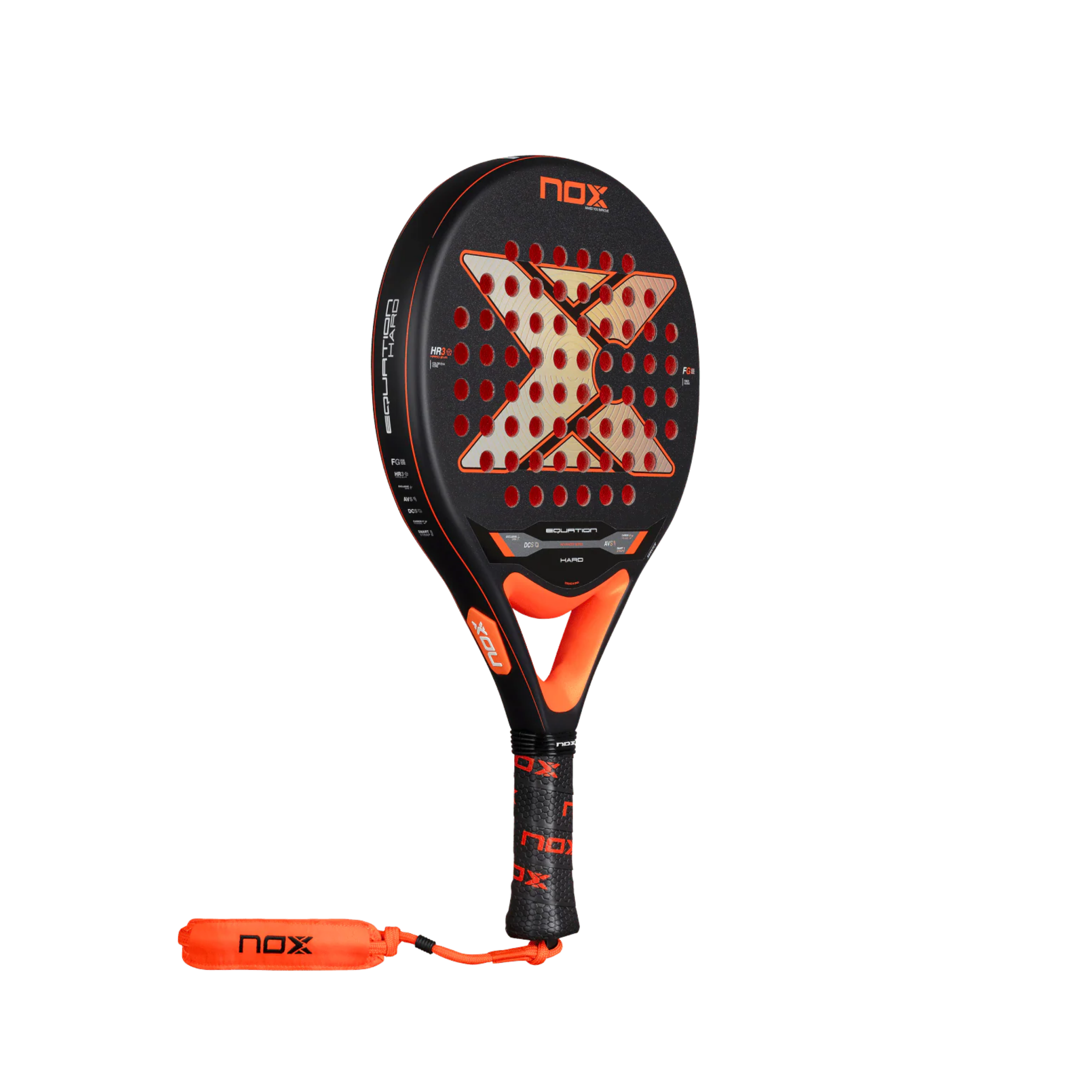Nox Equation Hard Advanced Padel Racket - Orange