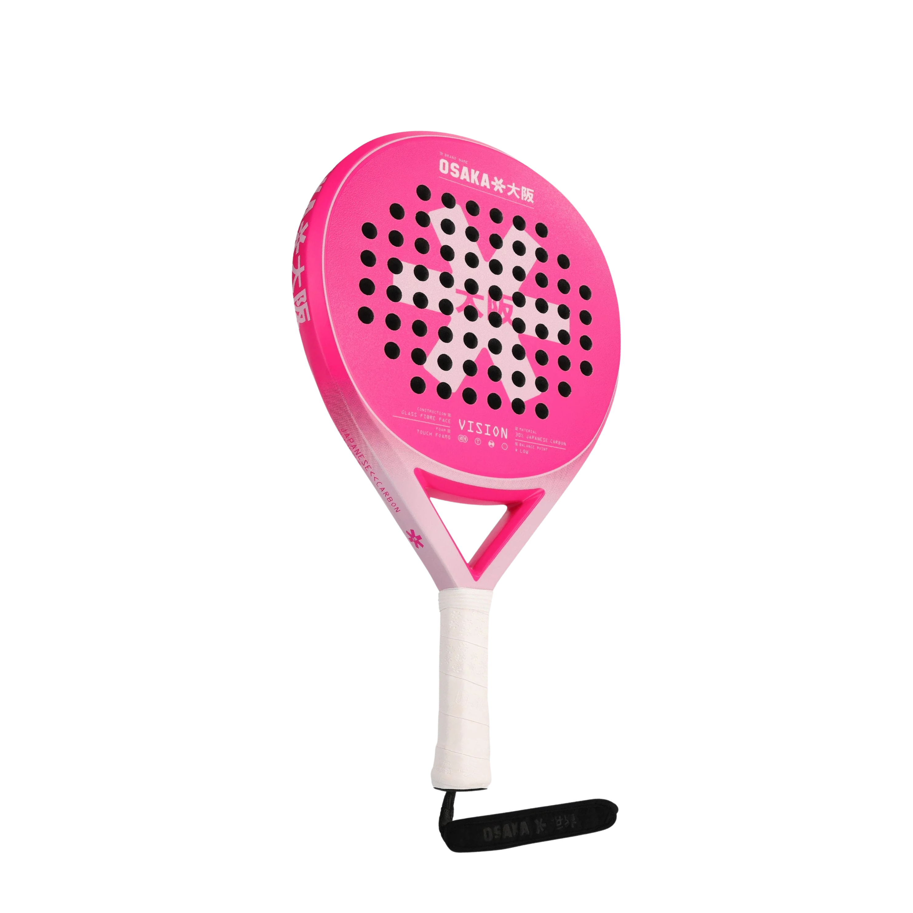 Osaka Vision Control Padel Racket - Electric Fuchsia