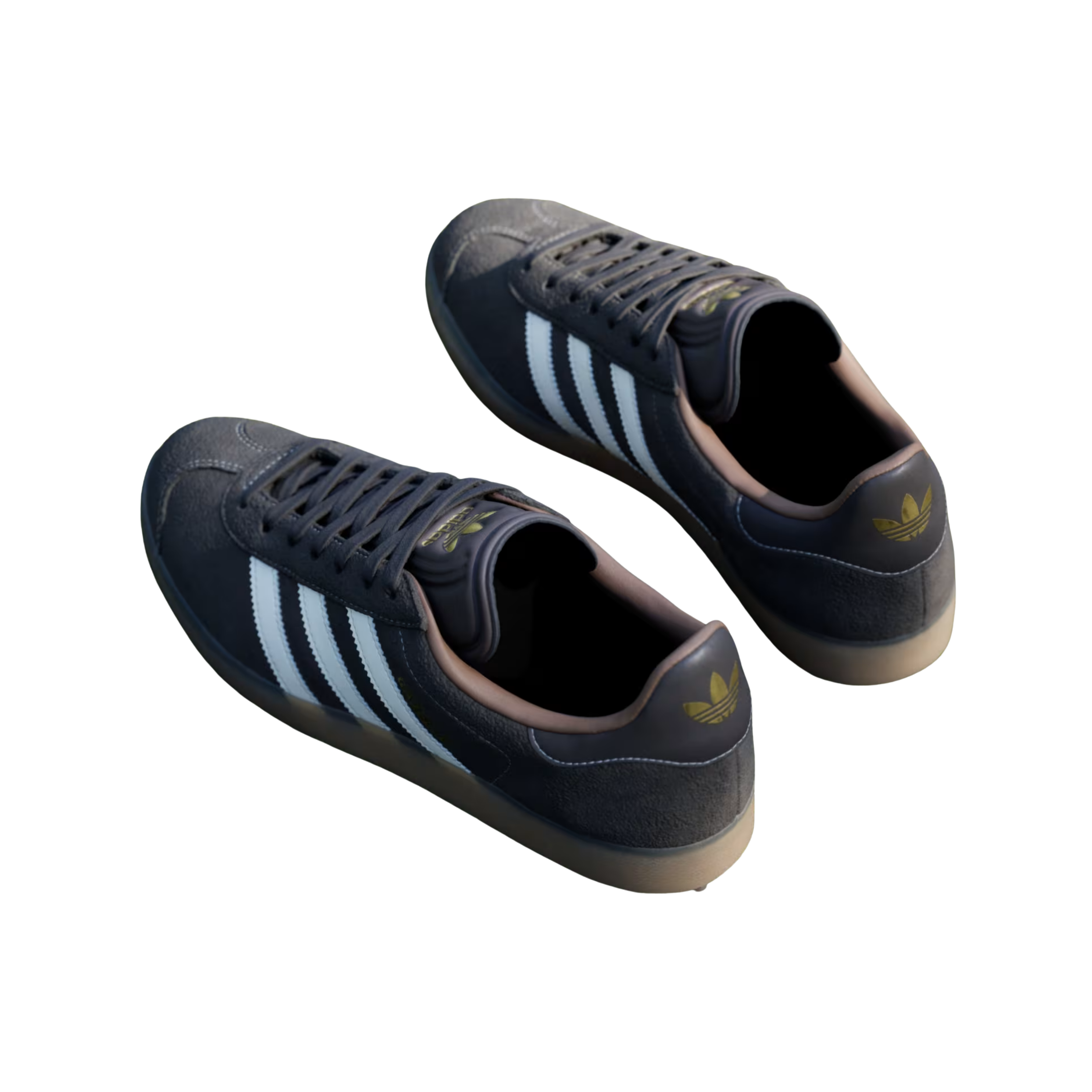 Adidas Men Gazelle Leather Spikeless Golf - Dark Brown Chalk White