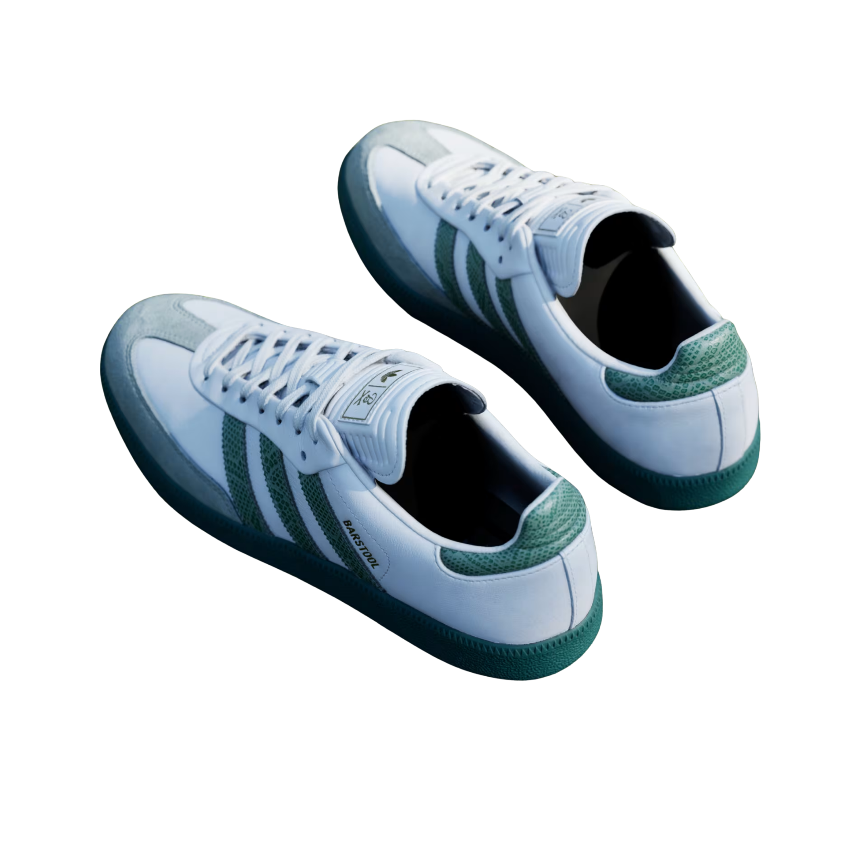 Adidas Men Samba Barstool Spikeless Golf - Cloud White Collegiate Green