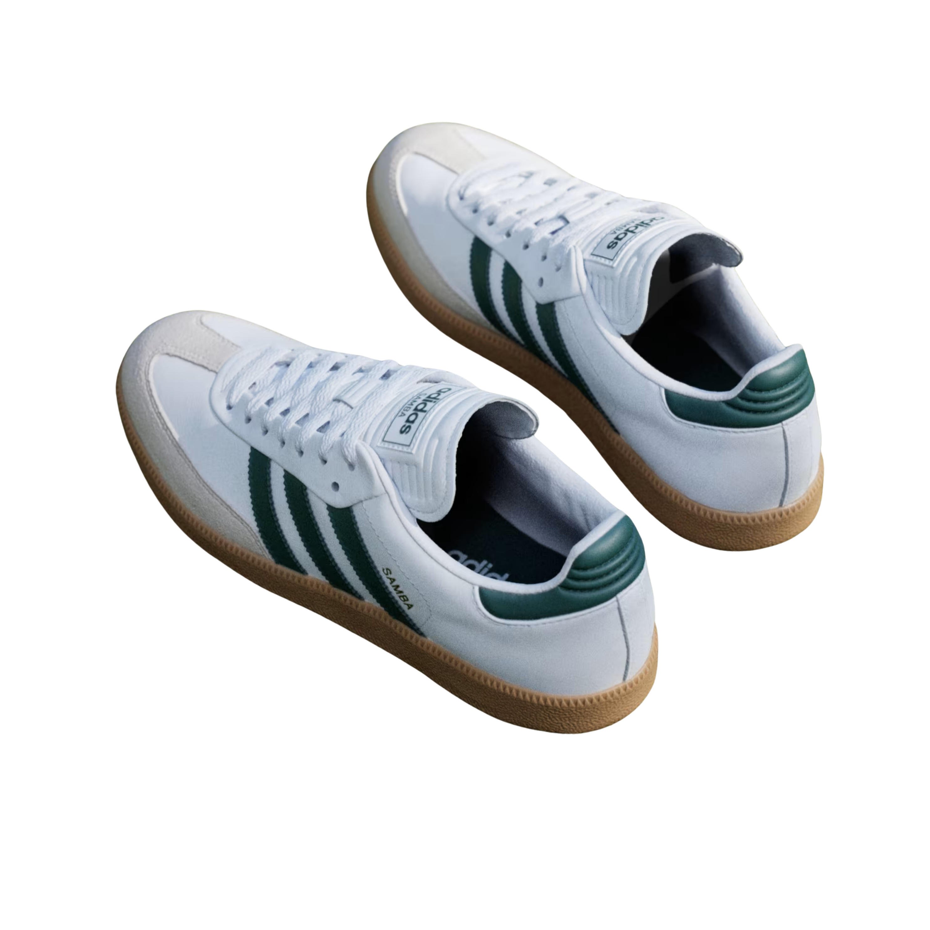 Adidas Men Samba Spikeless Golf - Cloud White Collegiate Green