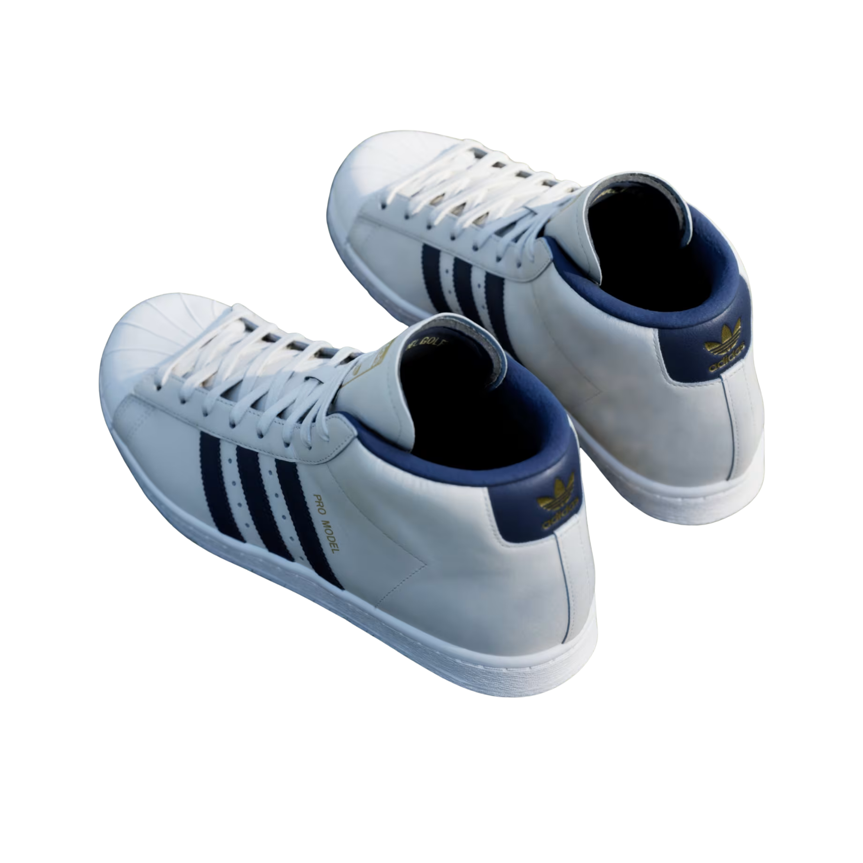 Adidas Men Pro Model Midcut Spikeless Golf - Chalk White Night Indigo