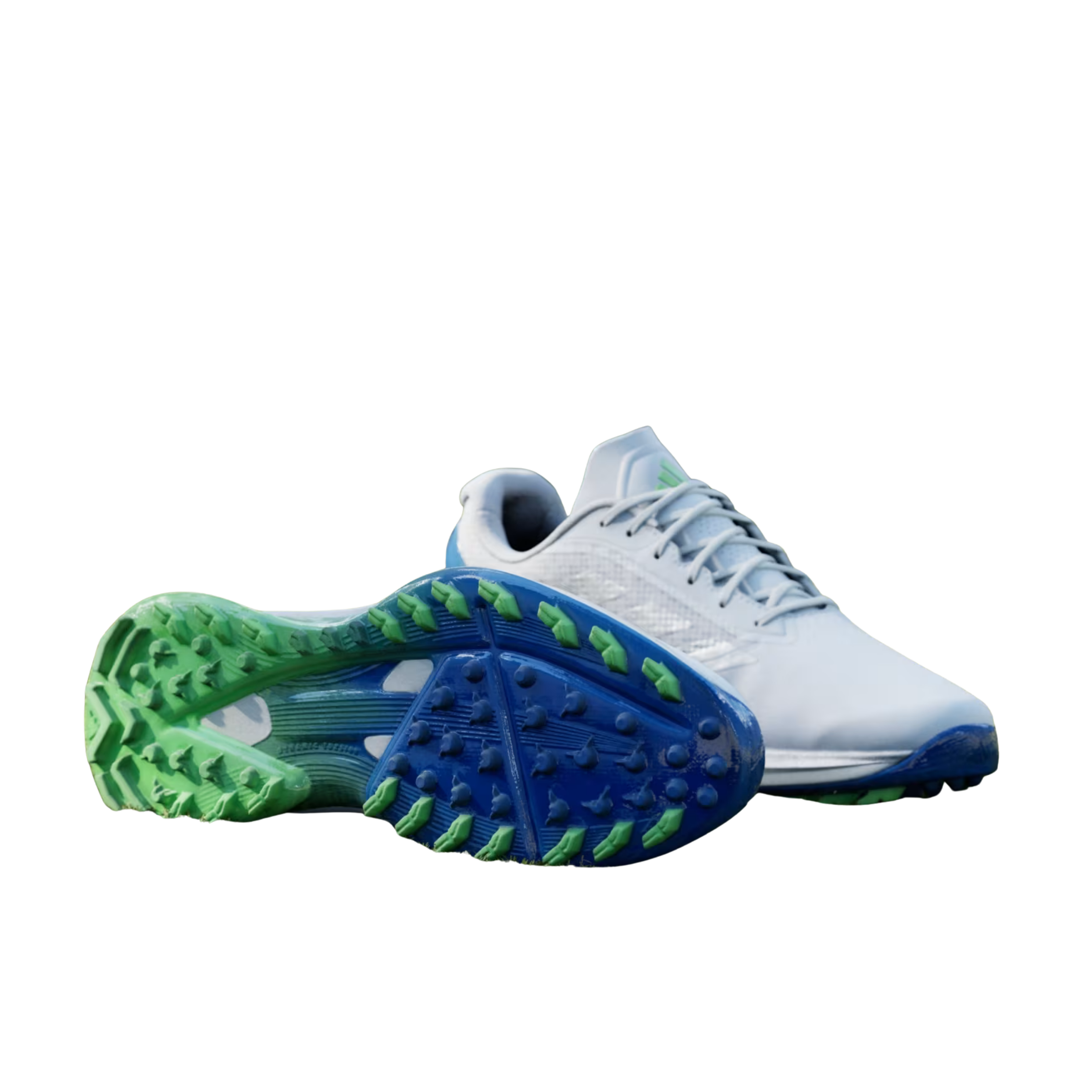 Adidas Men Adizero ZG Spikeless Golf - Cloud White Silver Metallic