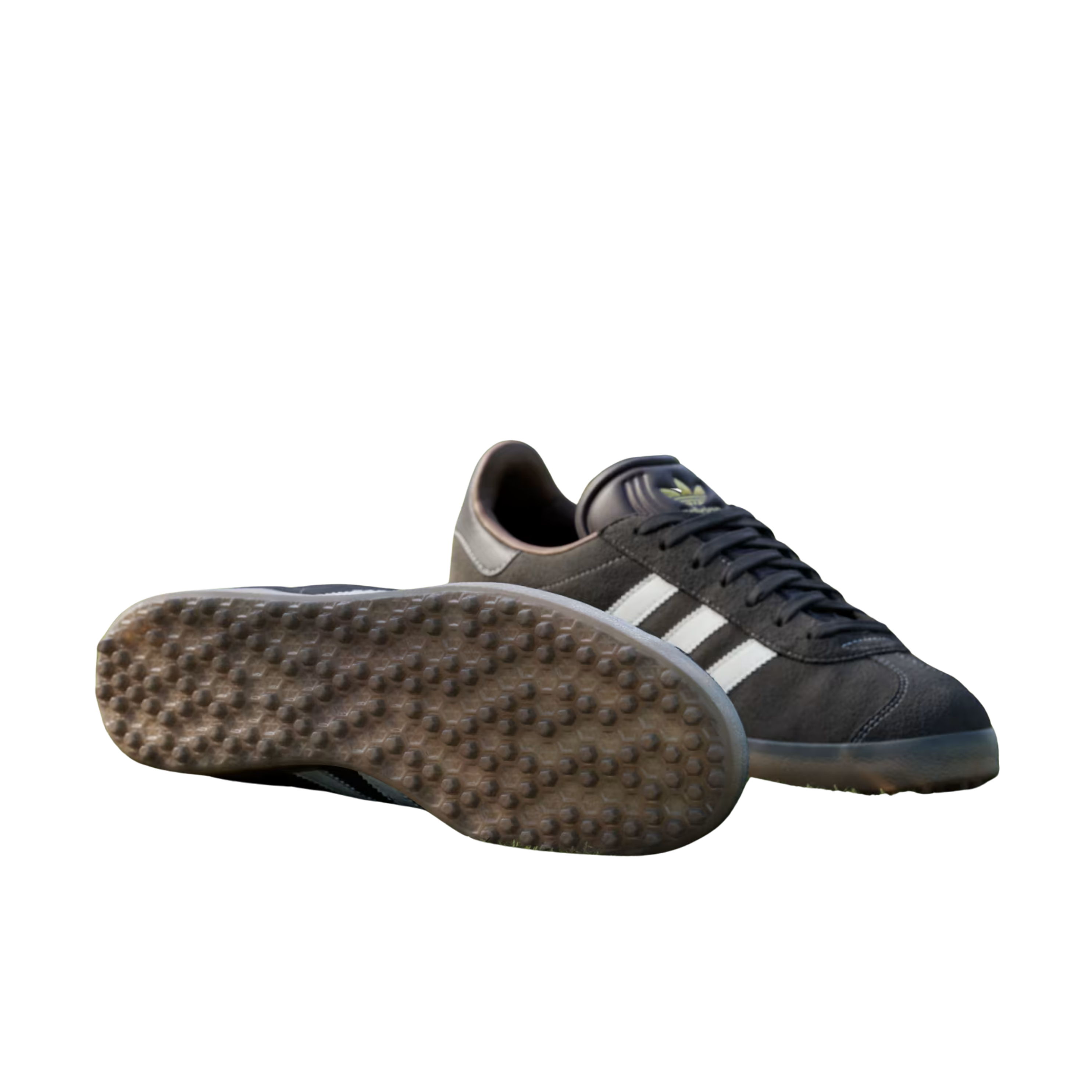 Adidas Men Gazelle Leather Spikeless Golf - Dark Brown Chalk White