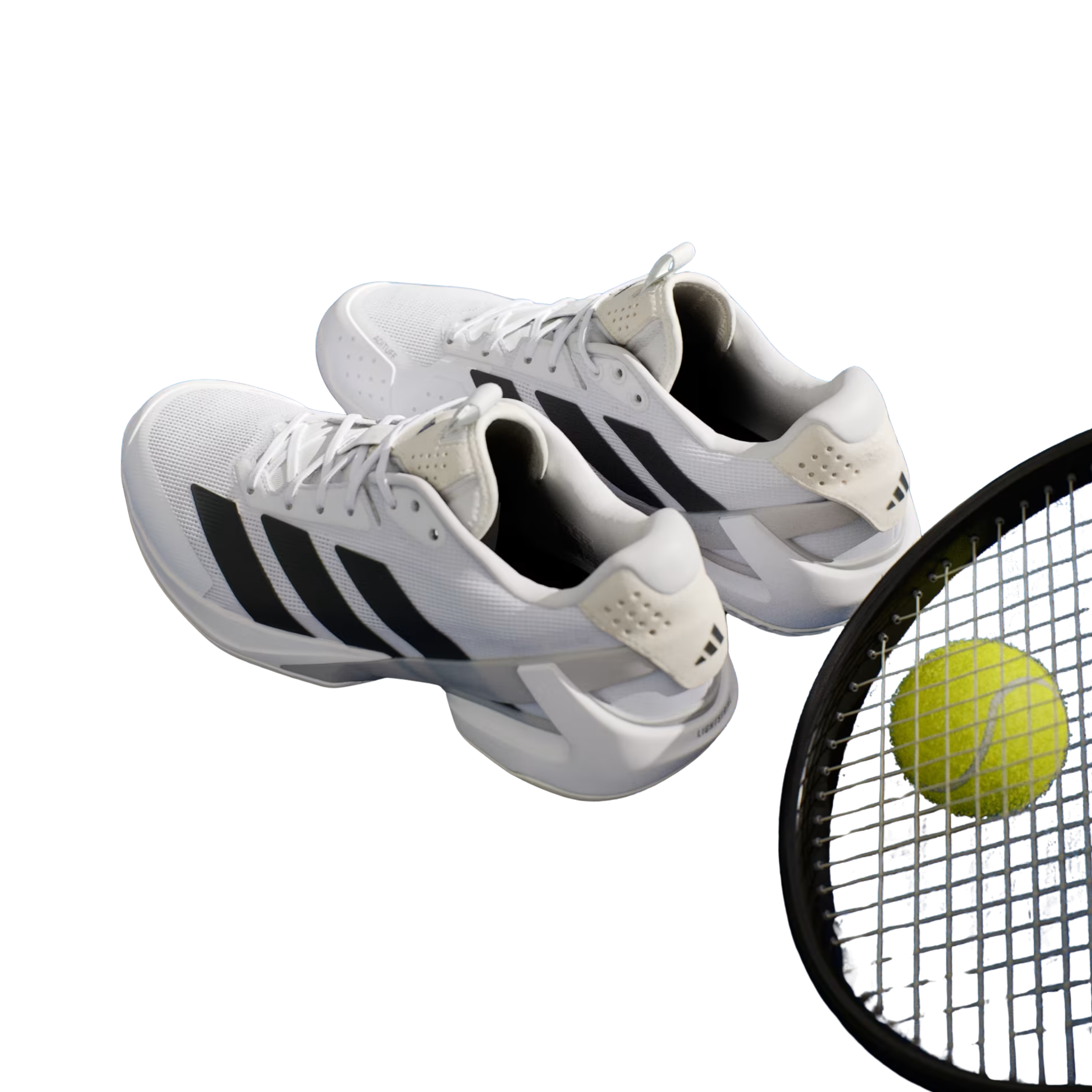 Adidas Men Adizero Ubersonic 5 Tennis - Cloud White Core Black