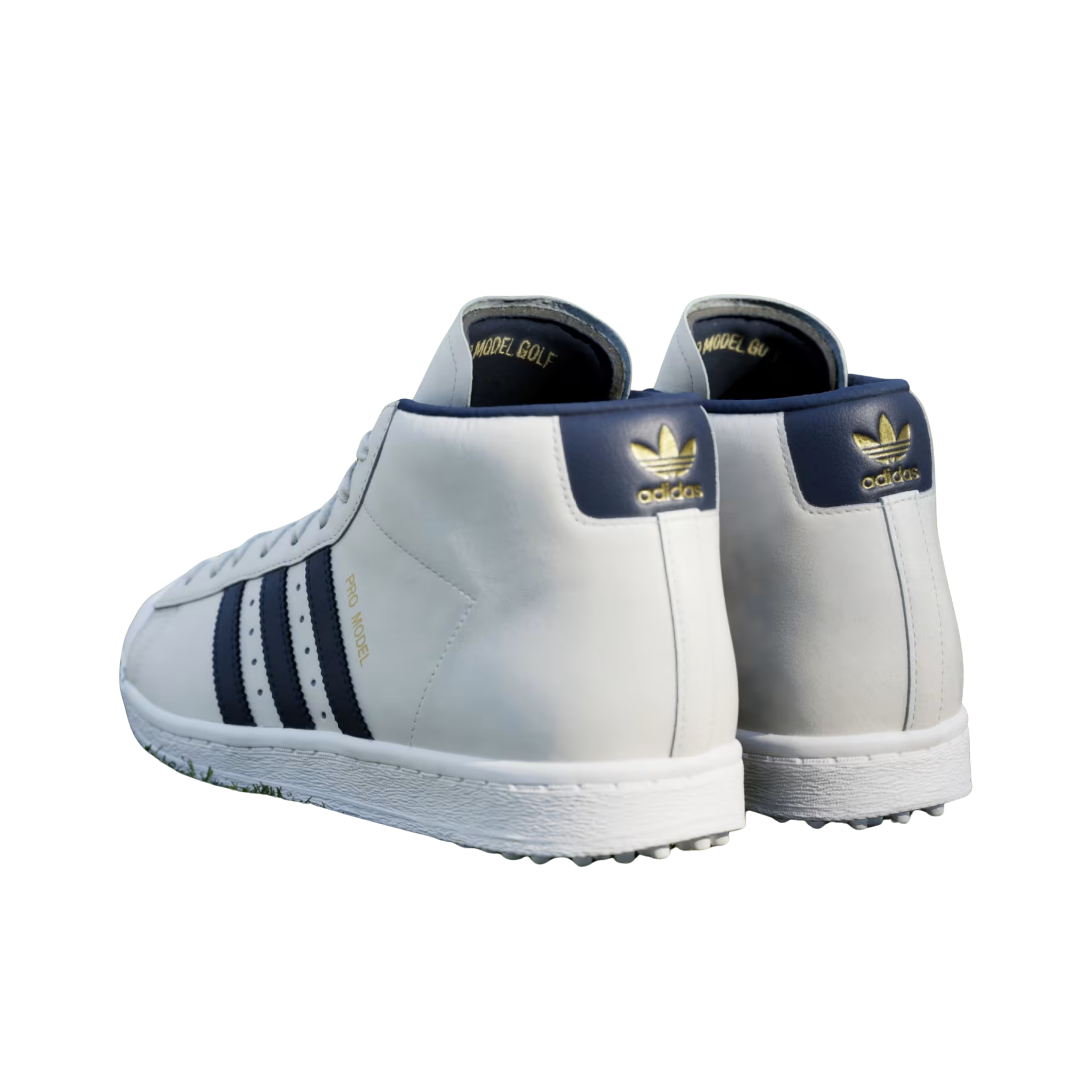 Adidas Men Pro Model Midcut Spikeless Golf - Chalk White Night Indigo