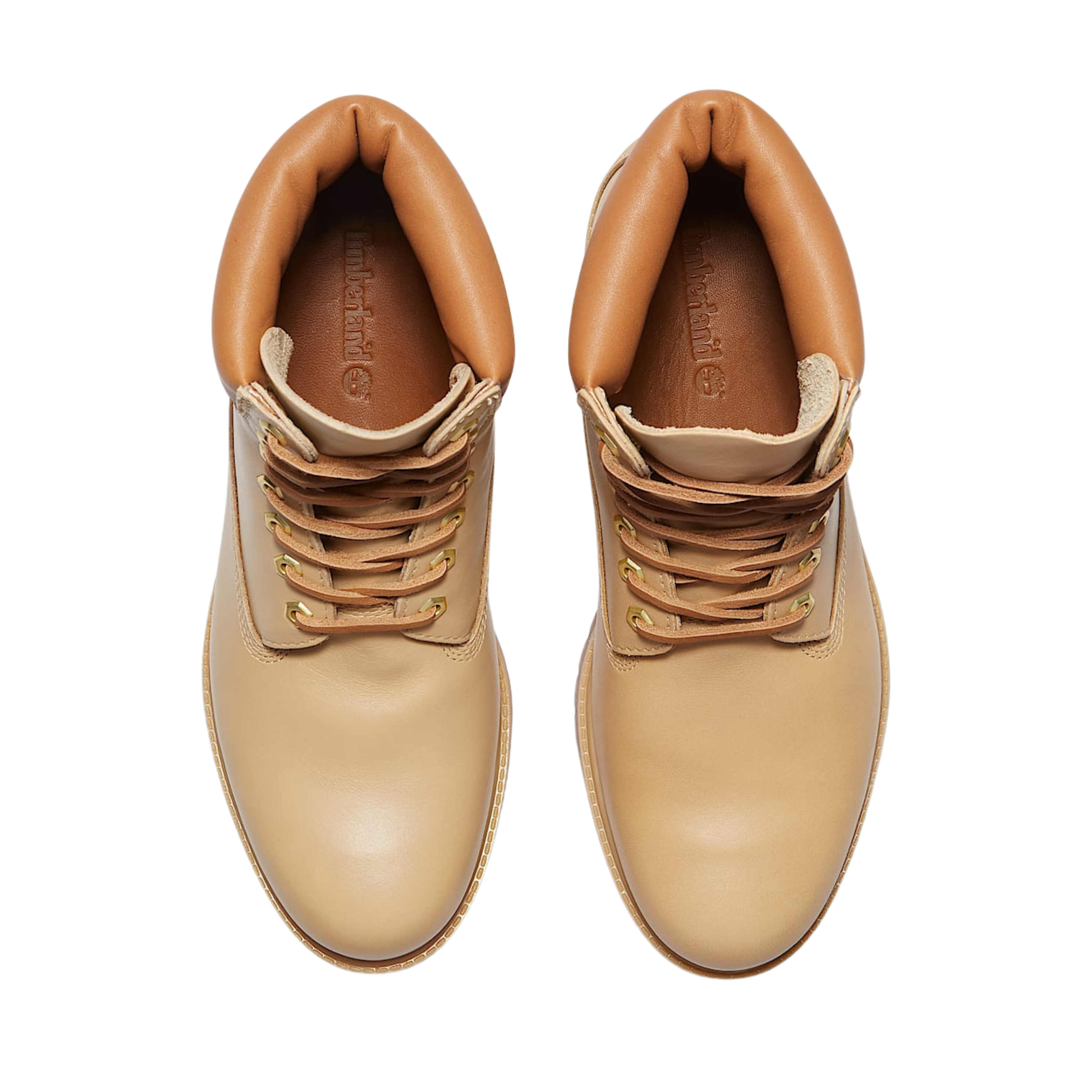 Timberland Men's Premium 6-In Waterproof - Beige Full-Grain