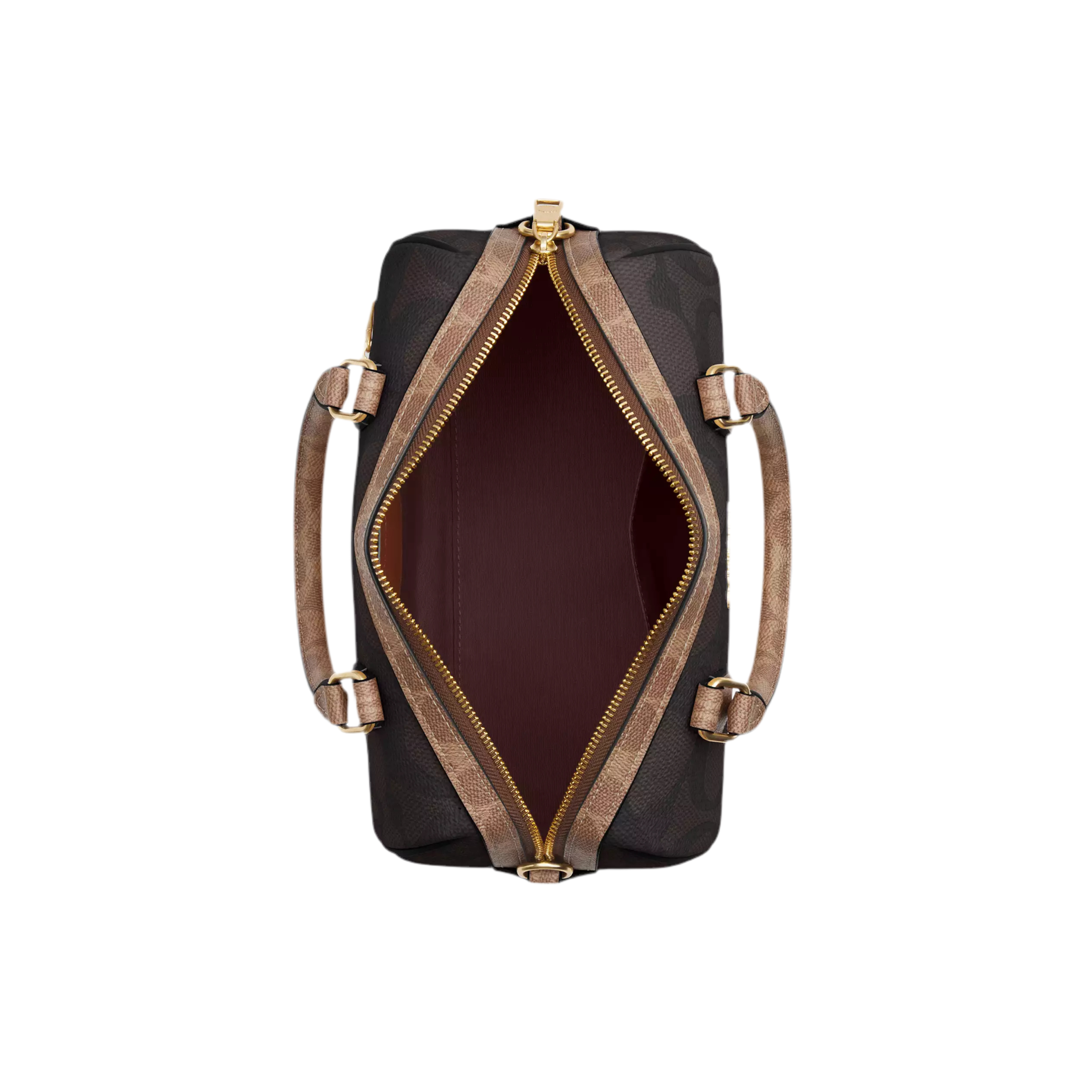 Coach Rowan Satchel Bag - Walnut Tan
