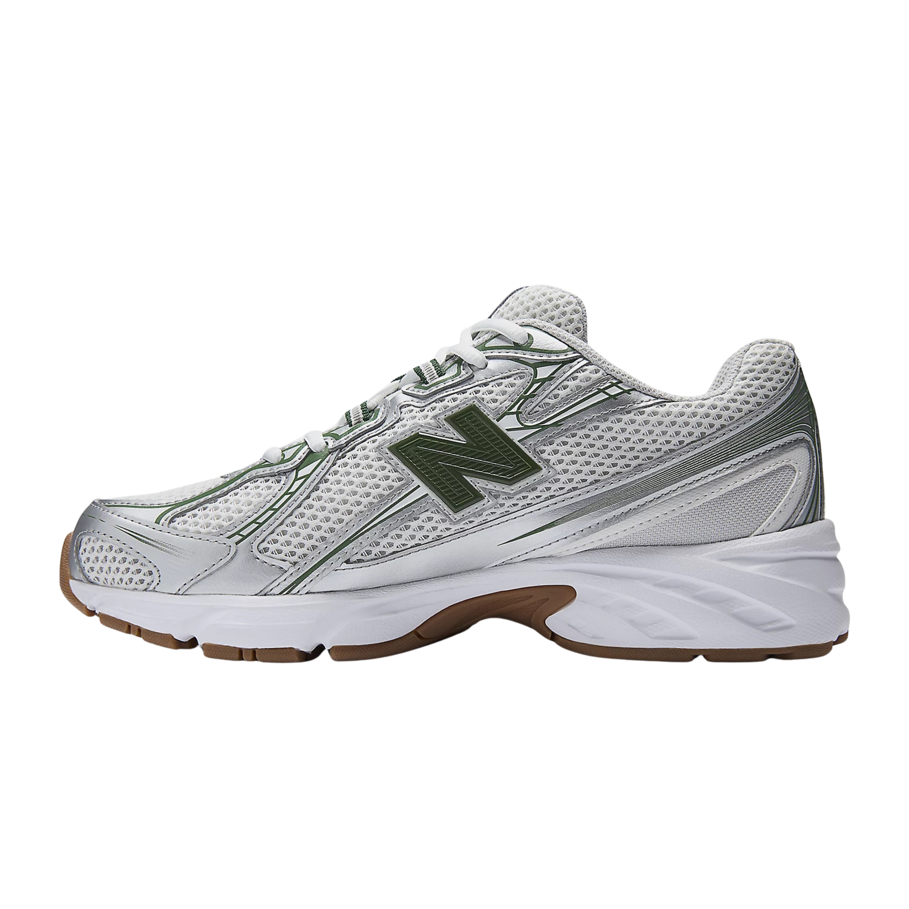 New Balance Women 740 - Grey Matter Dark Alpine Green