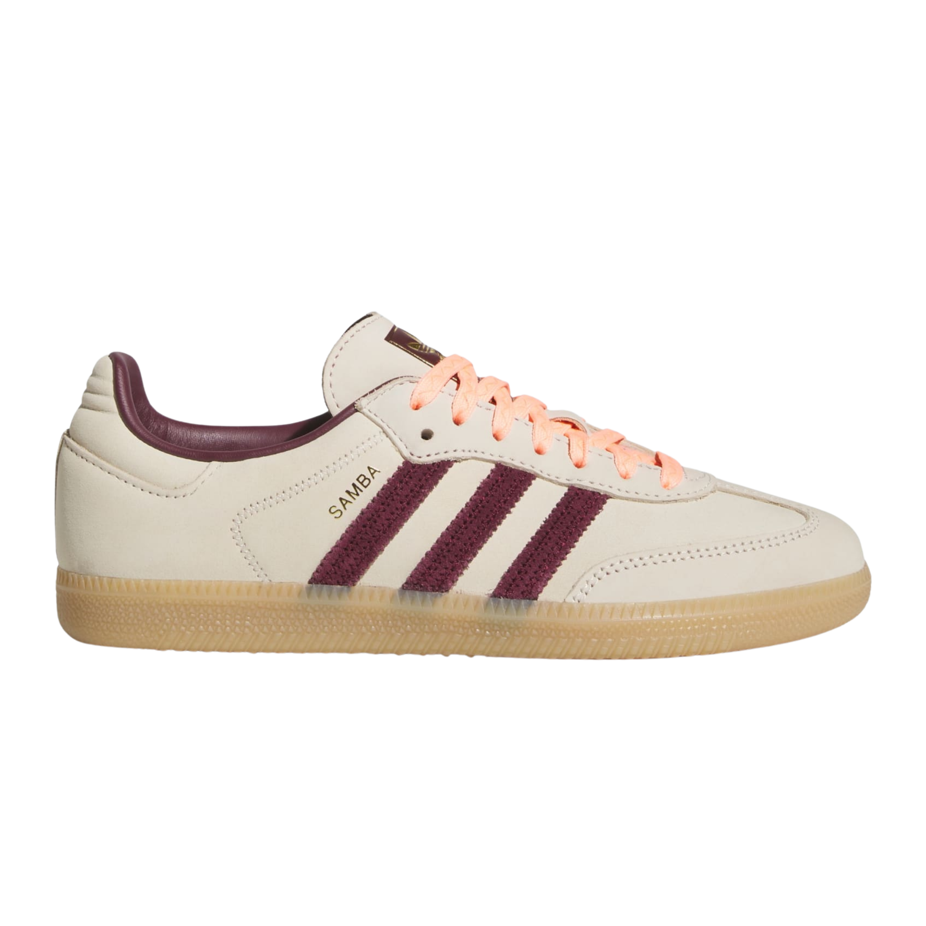 Adidas Women Samba OG - Wonder White Maroon Frozen Turbo
