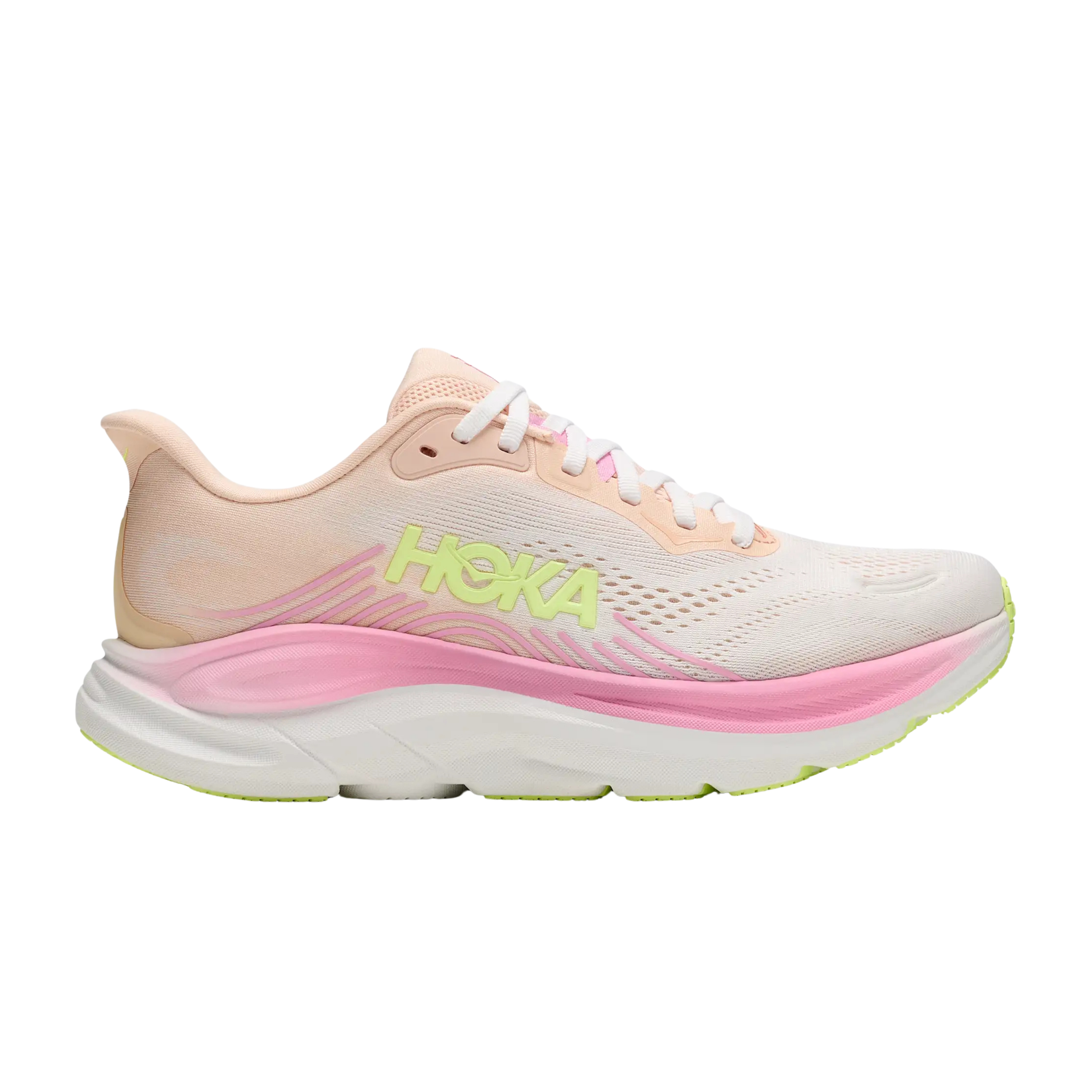 Hoka Women Clifton 11 - Tangerine Glow White