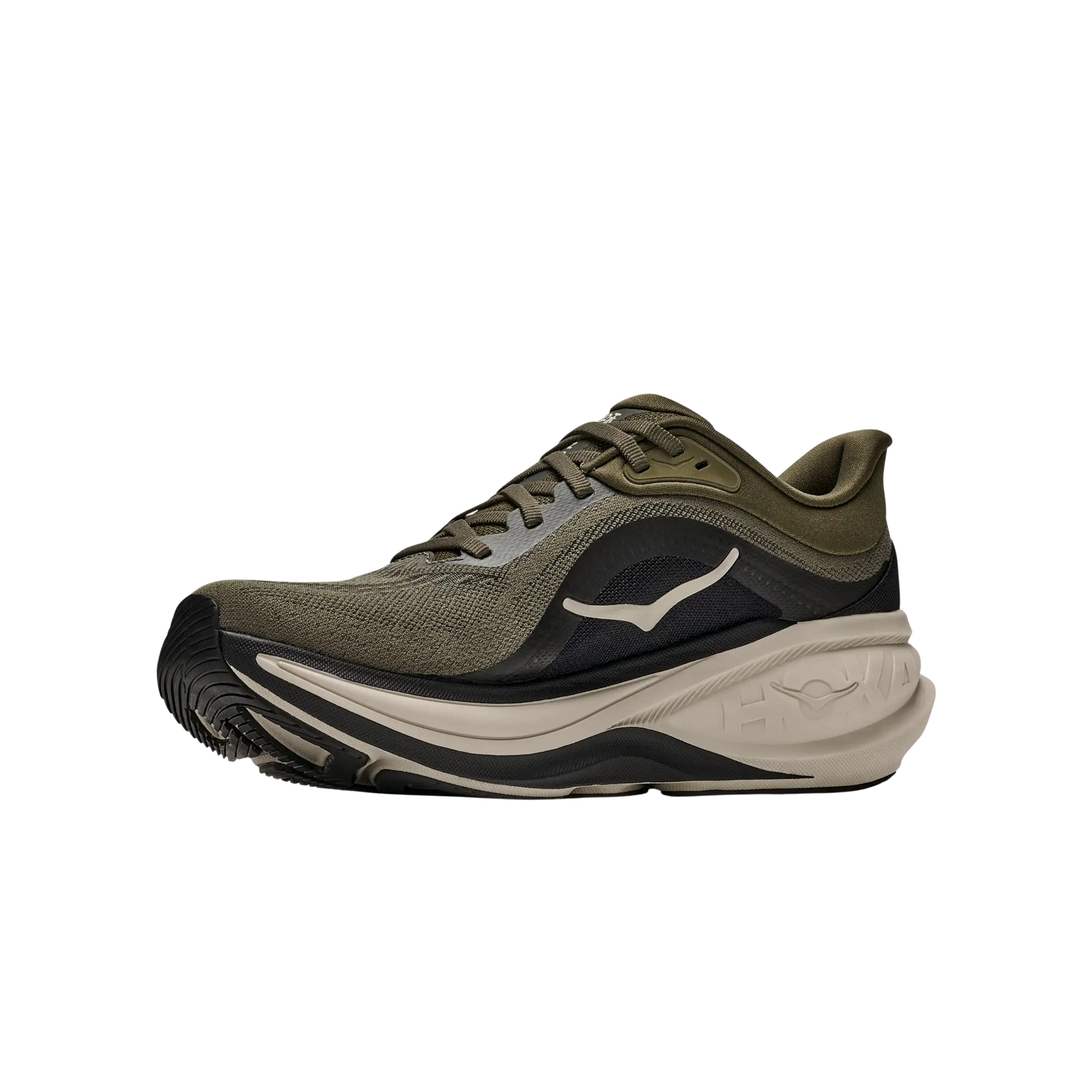 Hoka Women Clifton Pro - Antique Olive River Rock Grey