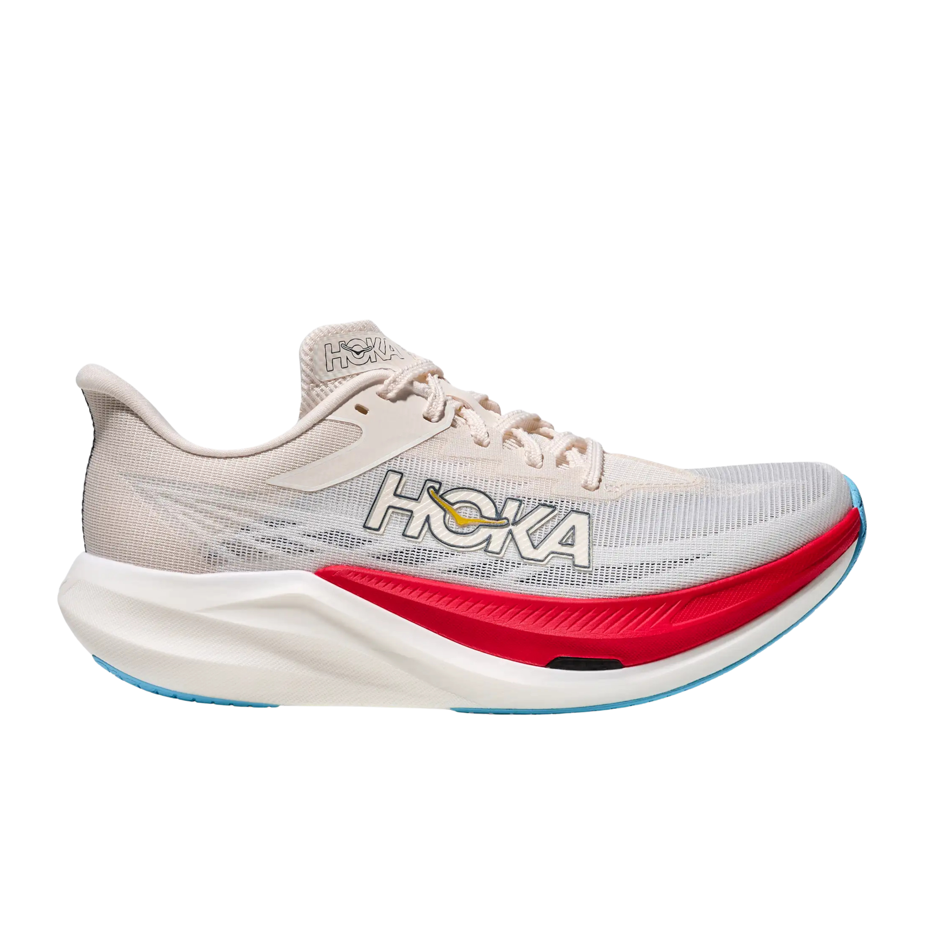 Hoka Men Rocket X 3 - Alabaster Frost