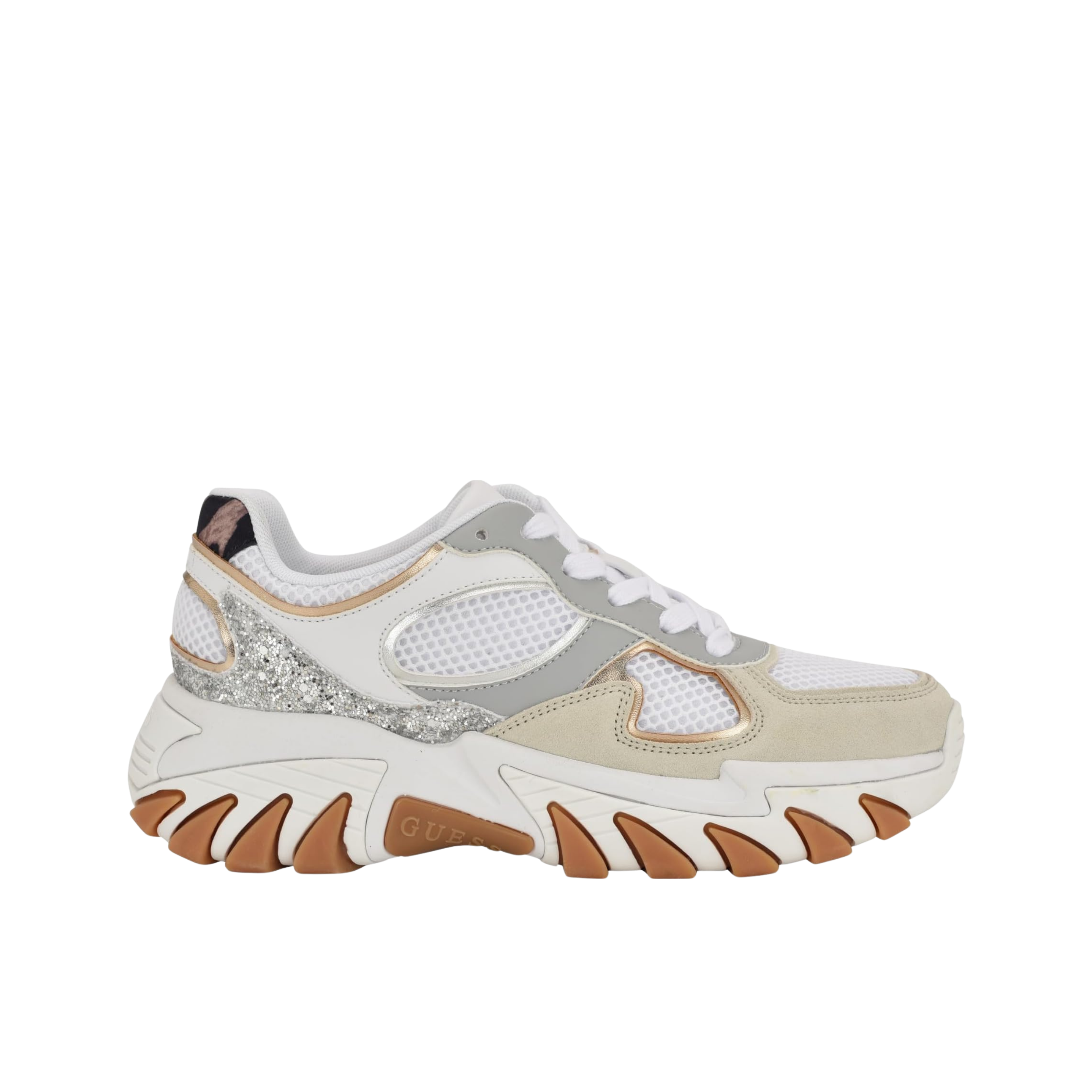 Guess Women Norina Sneakers - Light Grey Multi 050