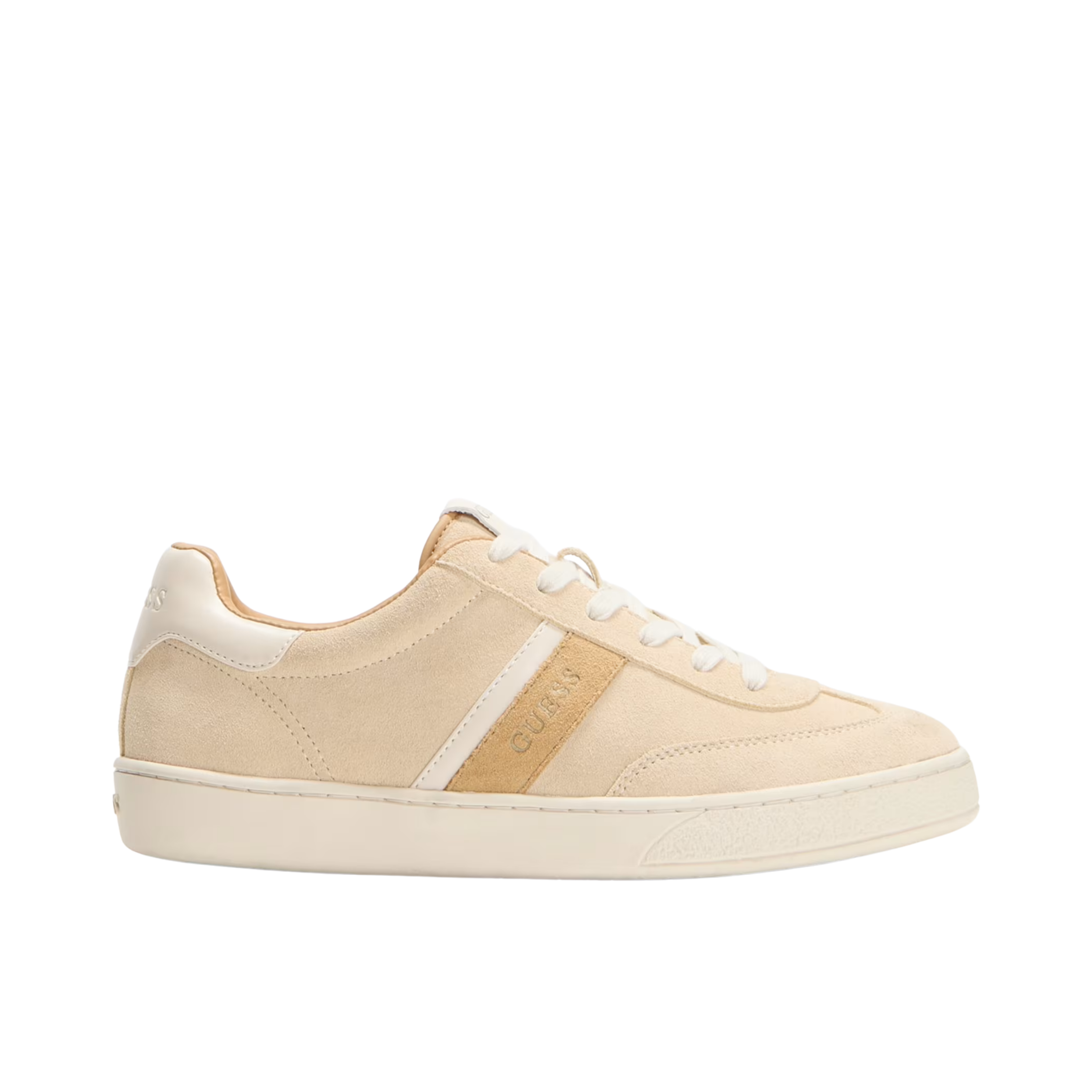 Guess Women Nolinas Faux Suede Sneakers - Light Brown