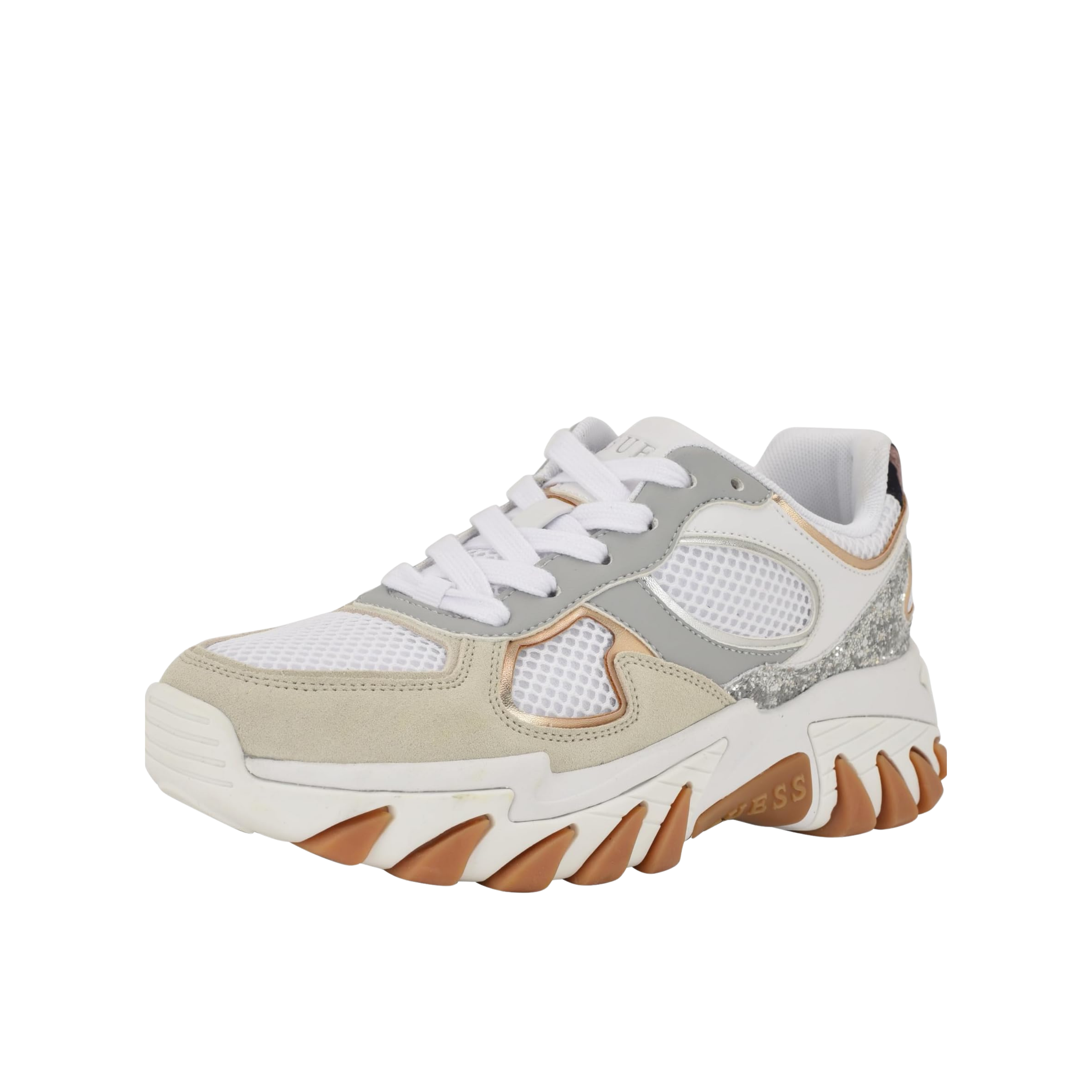 Guess Women Norina Sneakers - Light Grey Multi 050