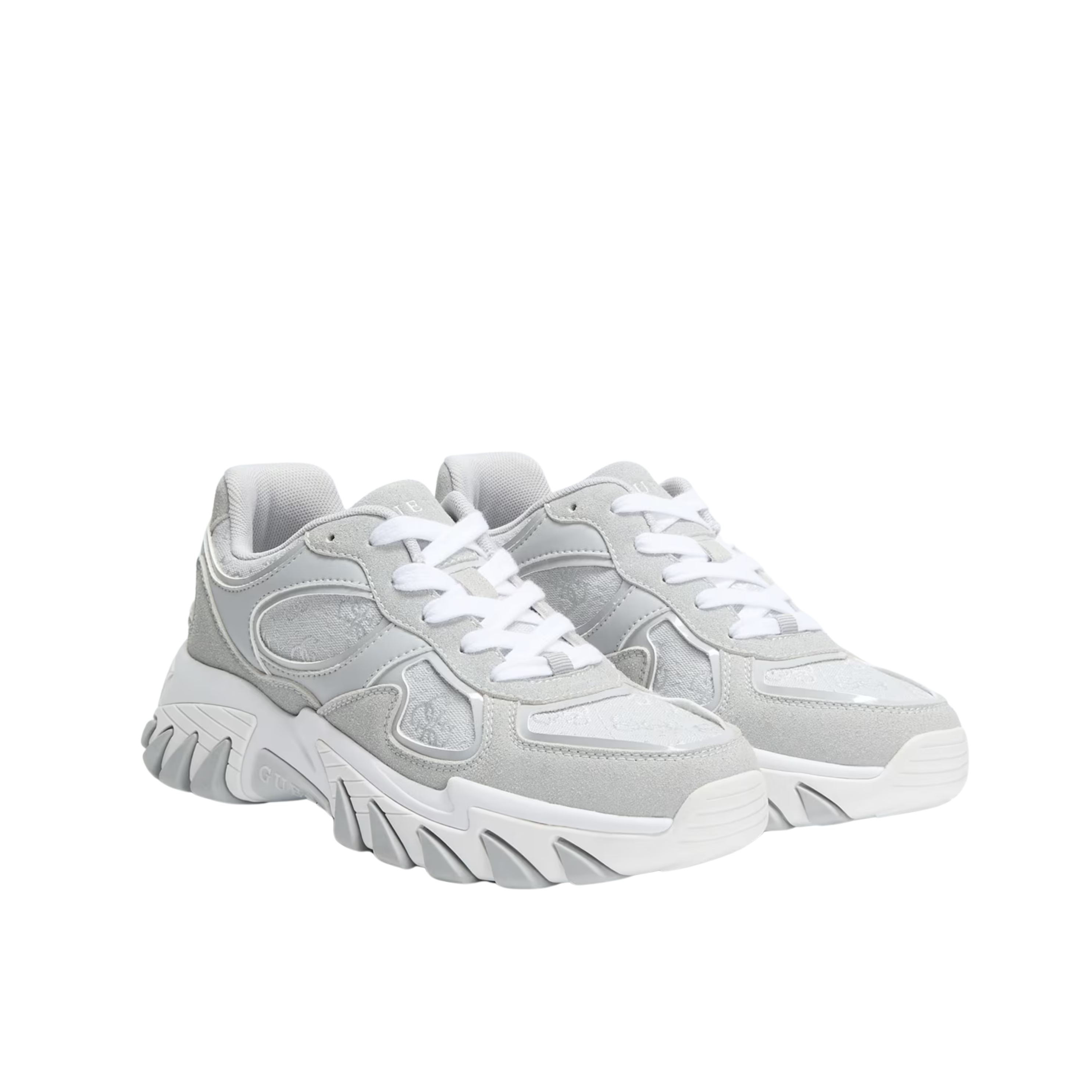 Guess Women Norina Quattro G Sneakers - Light Grey