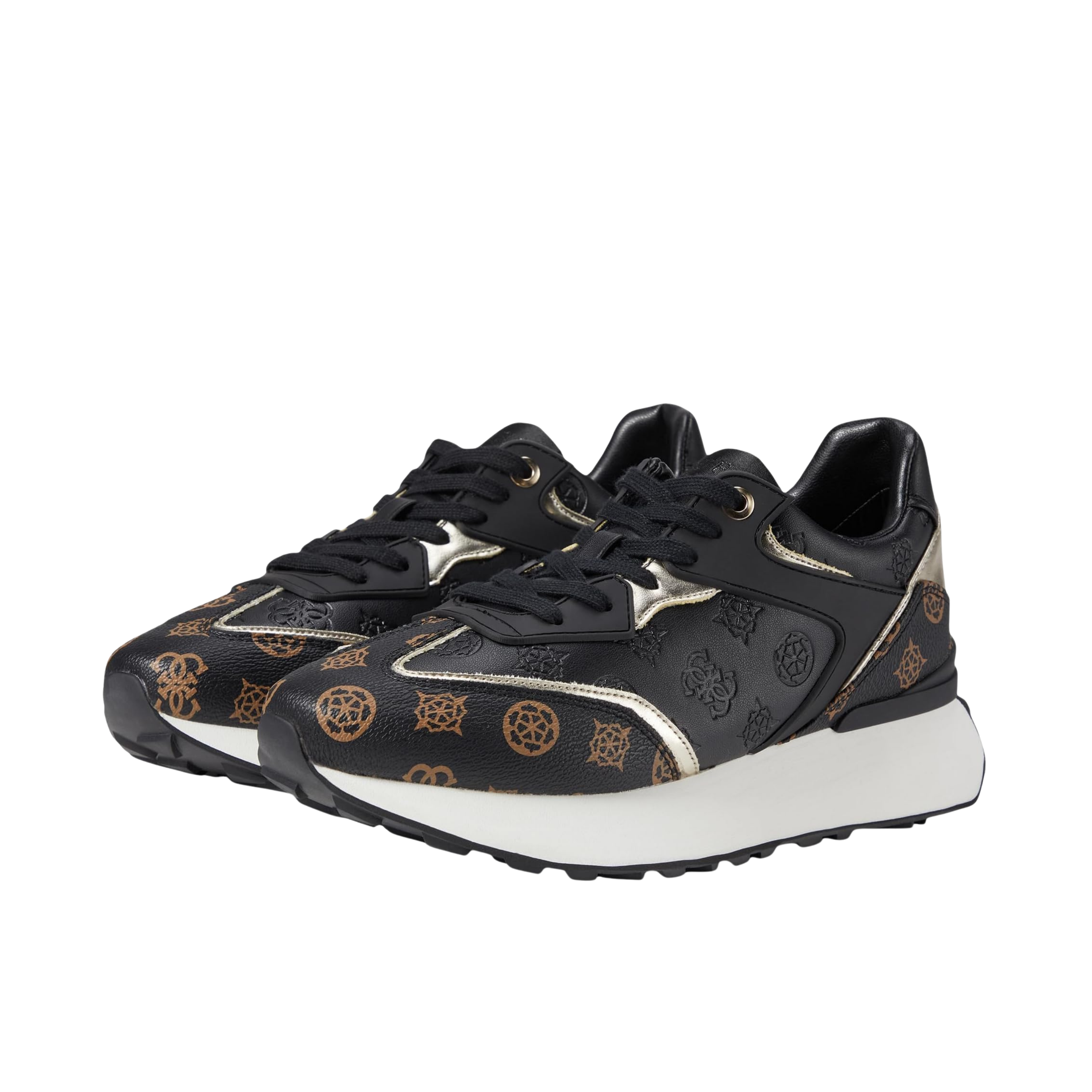 Guess Women Luchia Logo Pop Joggers Sneakers - Black Multi