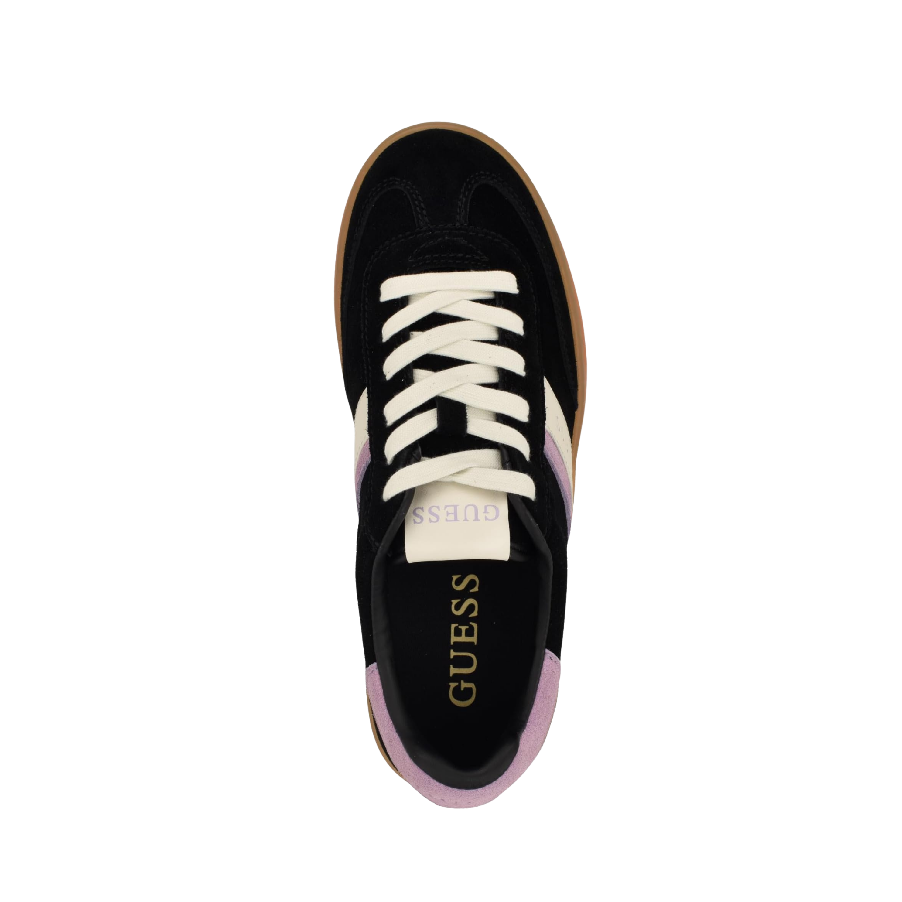 Guess Women Nolinas Faux Suede Sneakers - Black