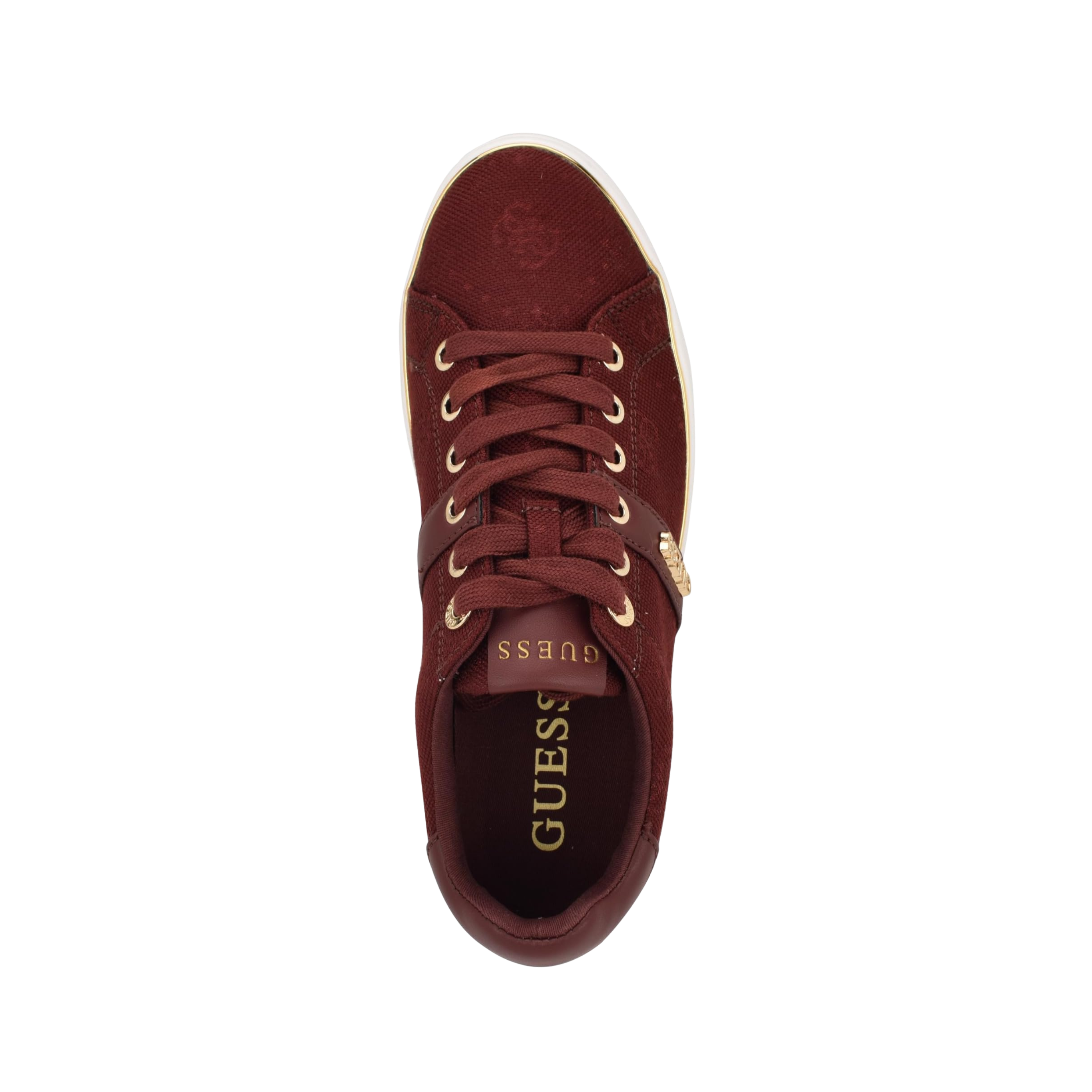 Guess Women Britz Signature Low Top Sneakers - Red