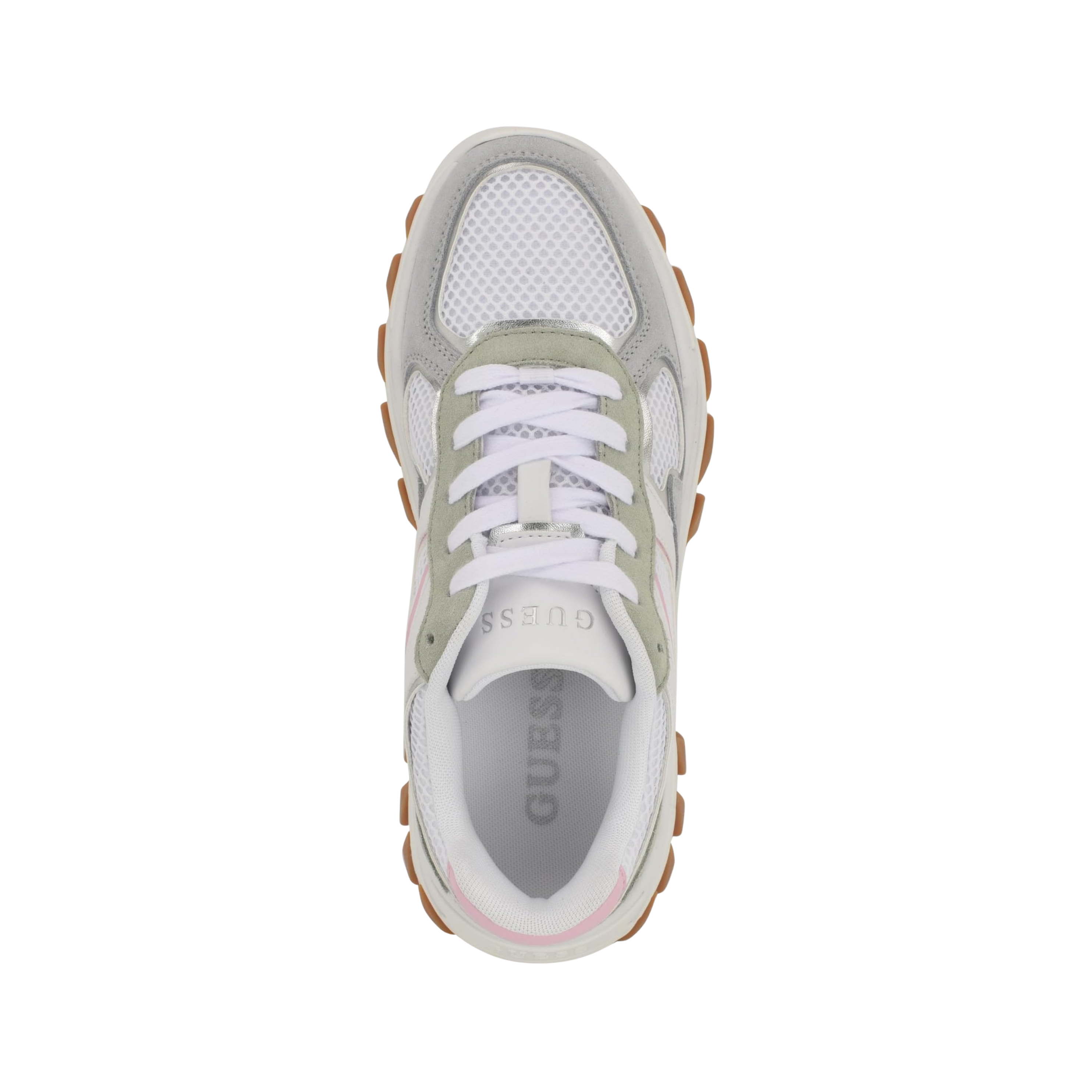 Guess Women Norina Sneakers - Light Grey Multi