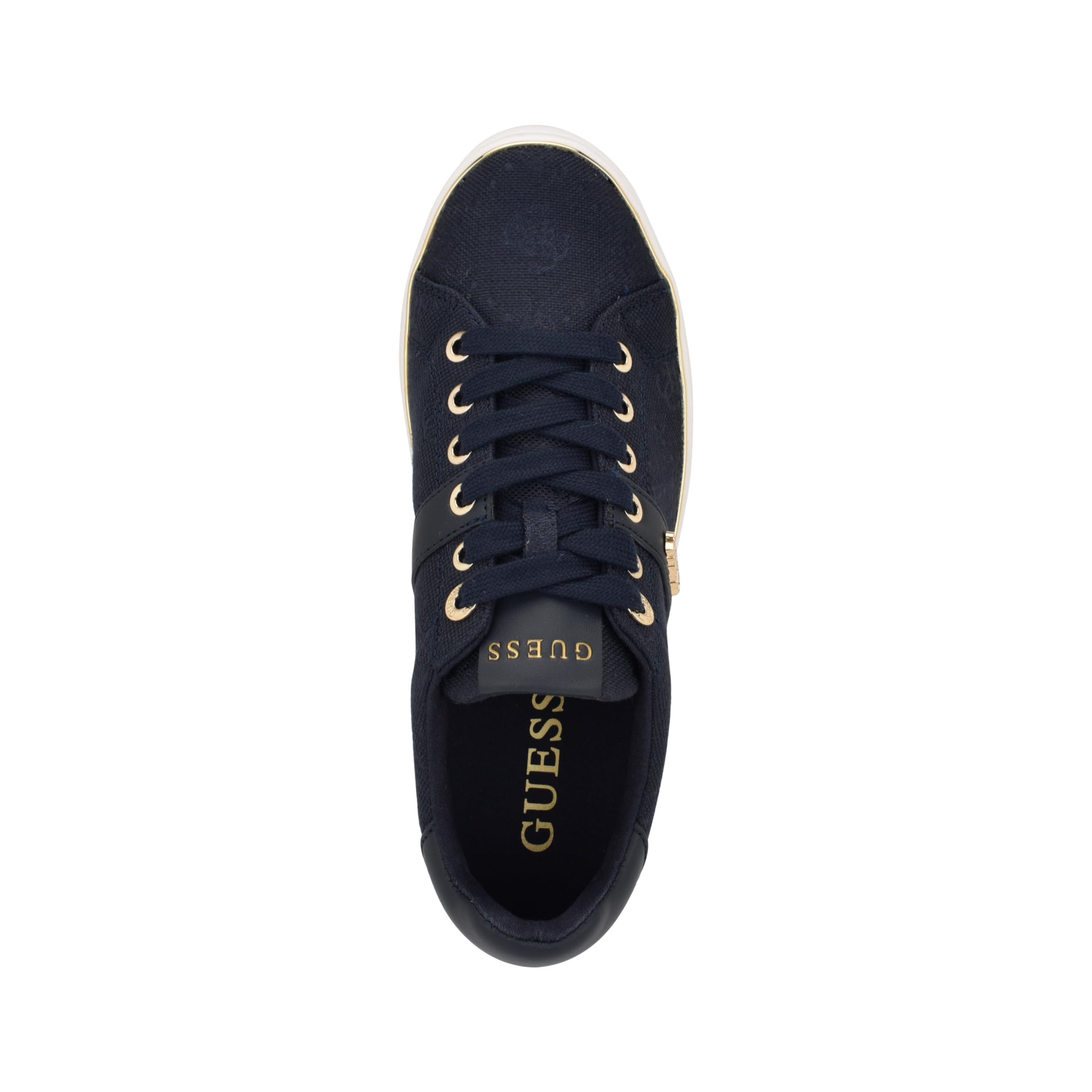 Guess Women Britz Signature Low Top Sneakers - Navy