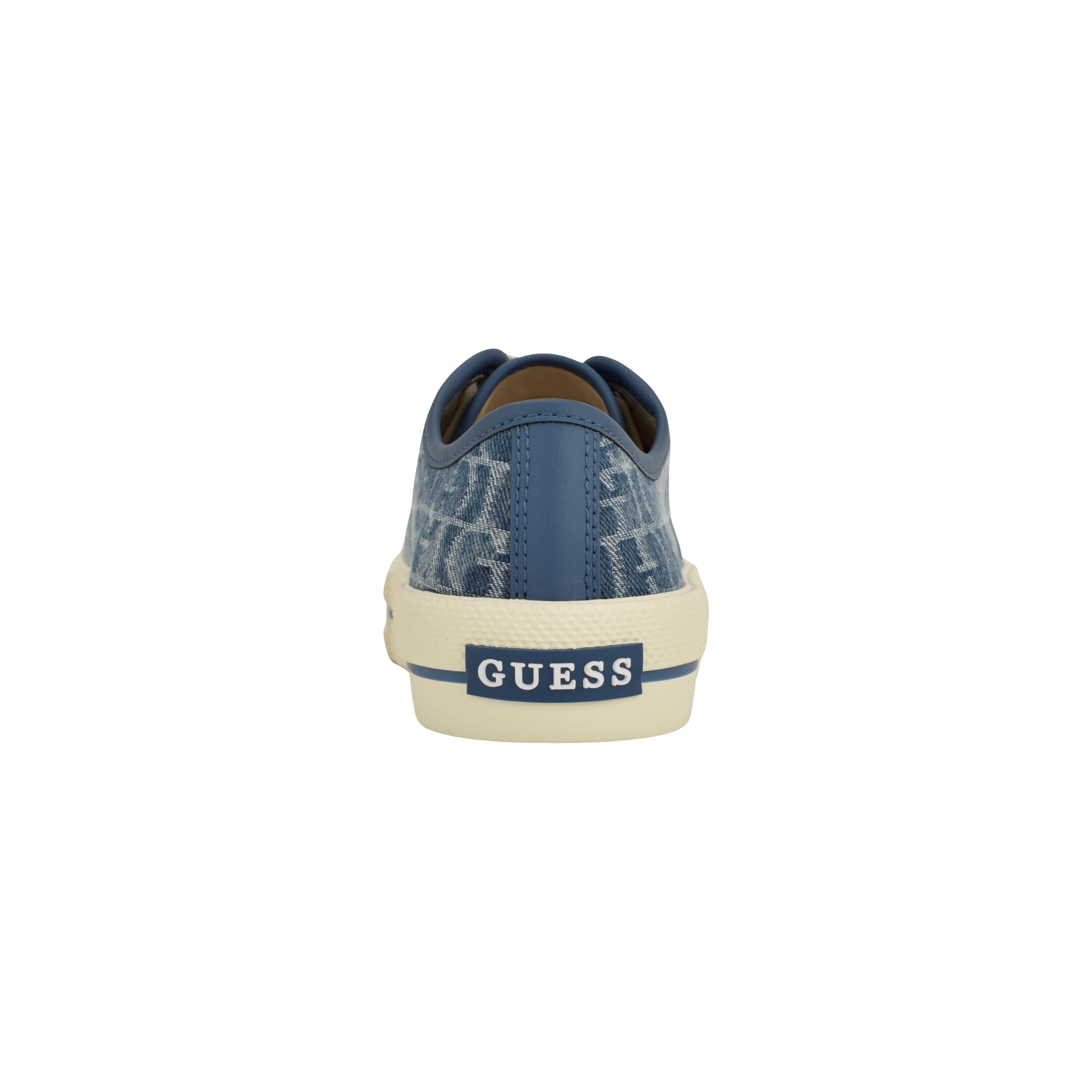 Guess Women Carey Canvas Low Top Sneakers - Medium Blue