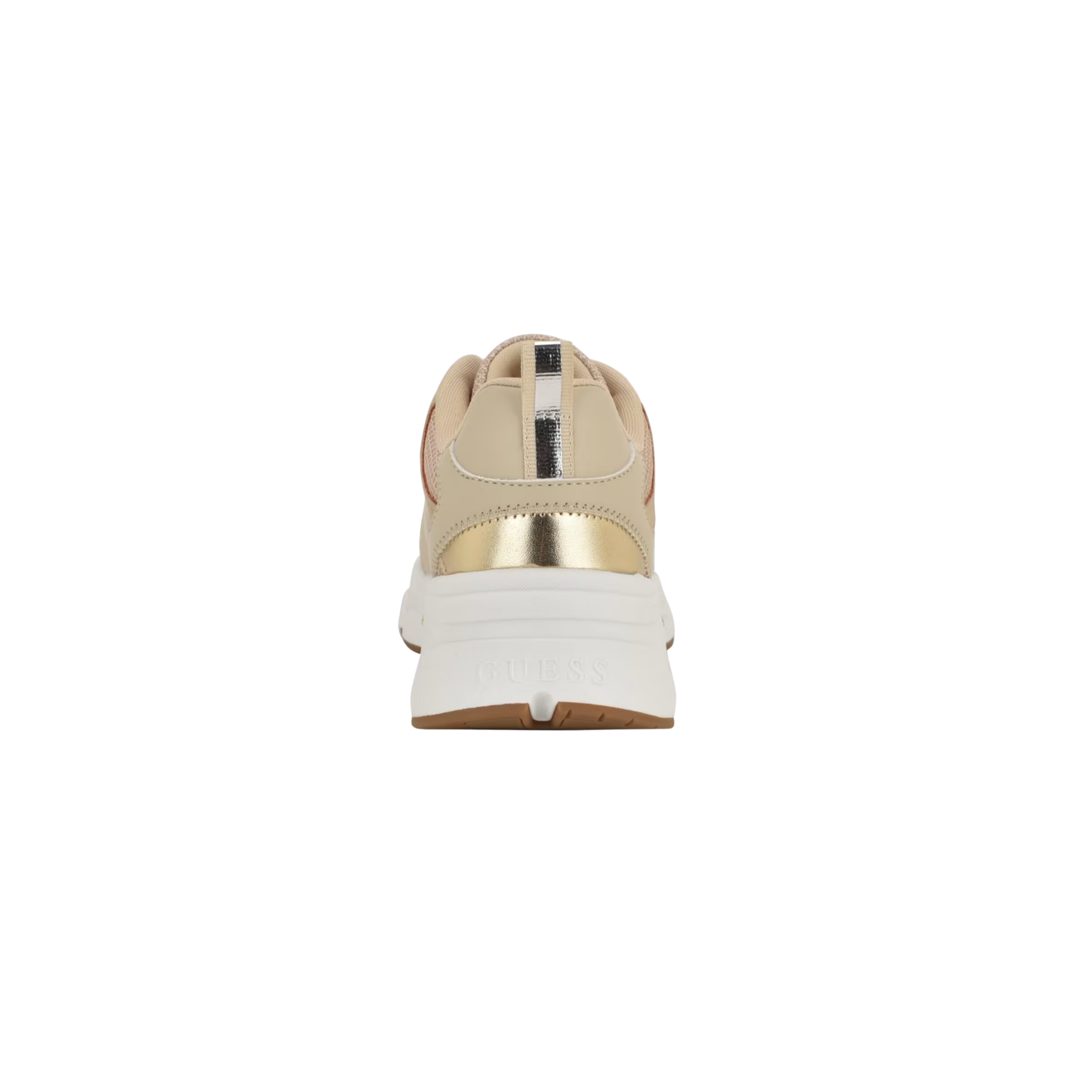 Guess Women Ibitha Metallic Signature G Sneakers - Light Natural