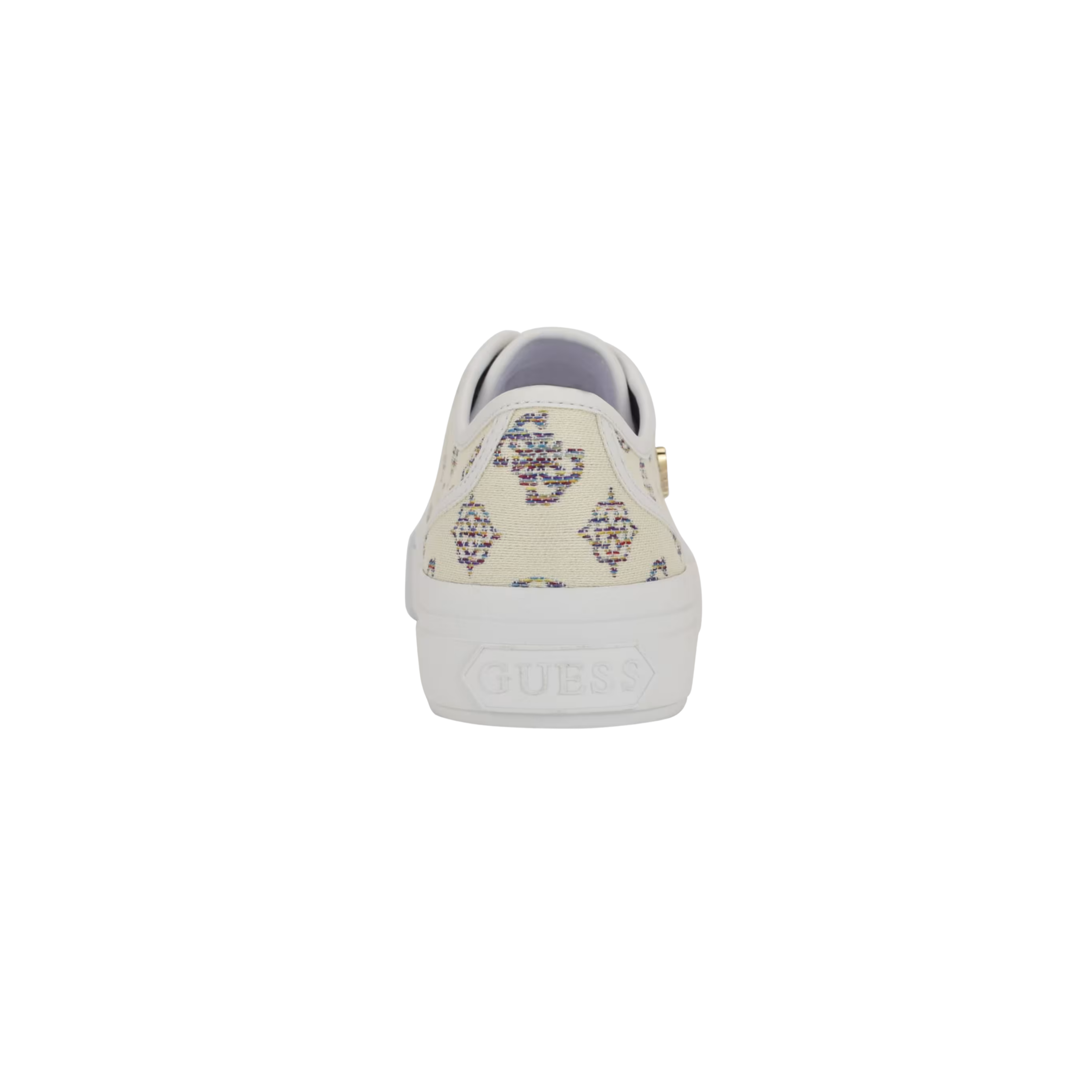 Guess Women Jelexa Peony Canvas Sneakers - WhIte