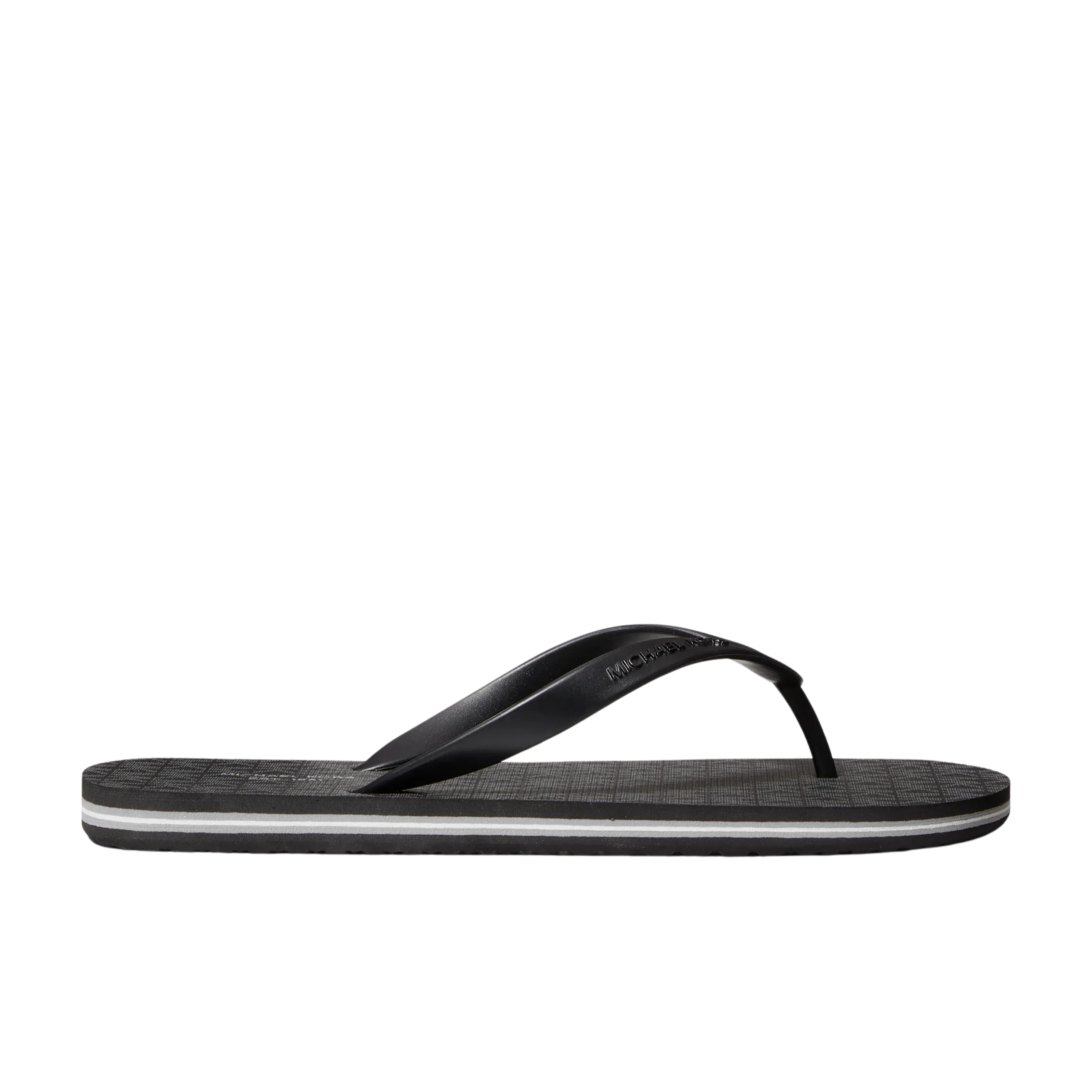 Michael Kors Men Travis Logo Flip Flop - Black