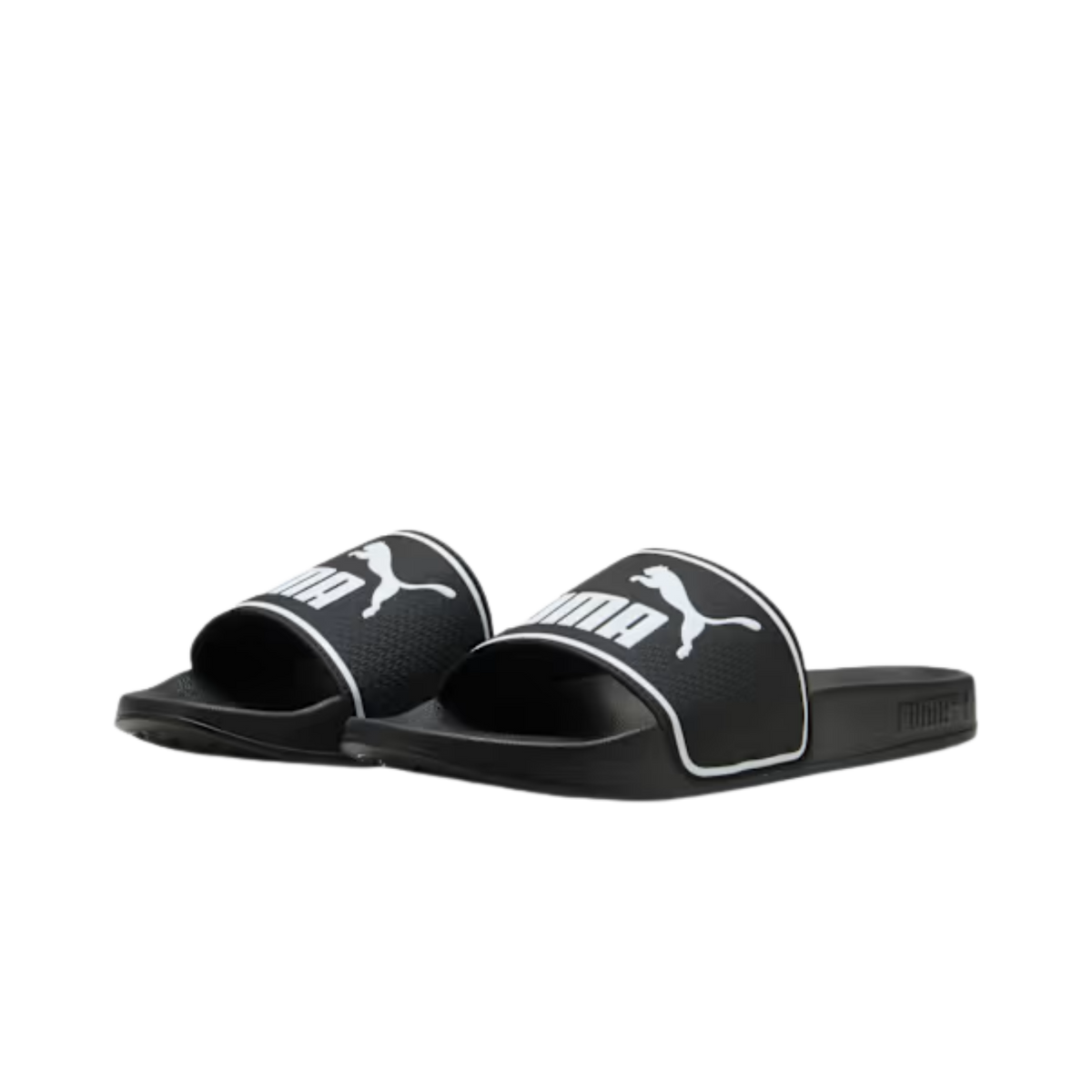 Puma Men Leadcat 2.0 Slides - Black White
