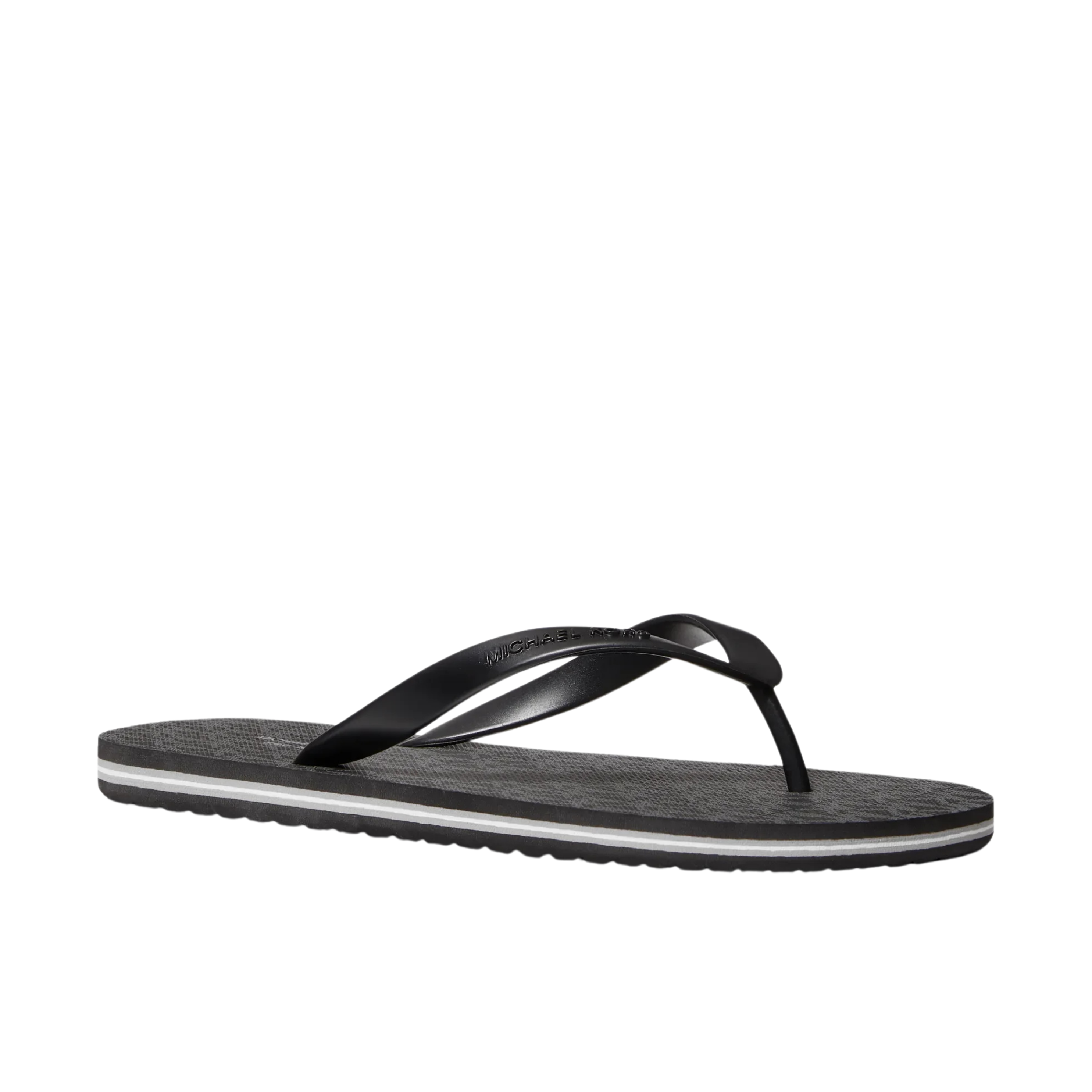 Michael Kors Men Travis Logo Flip Flop - Black