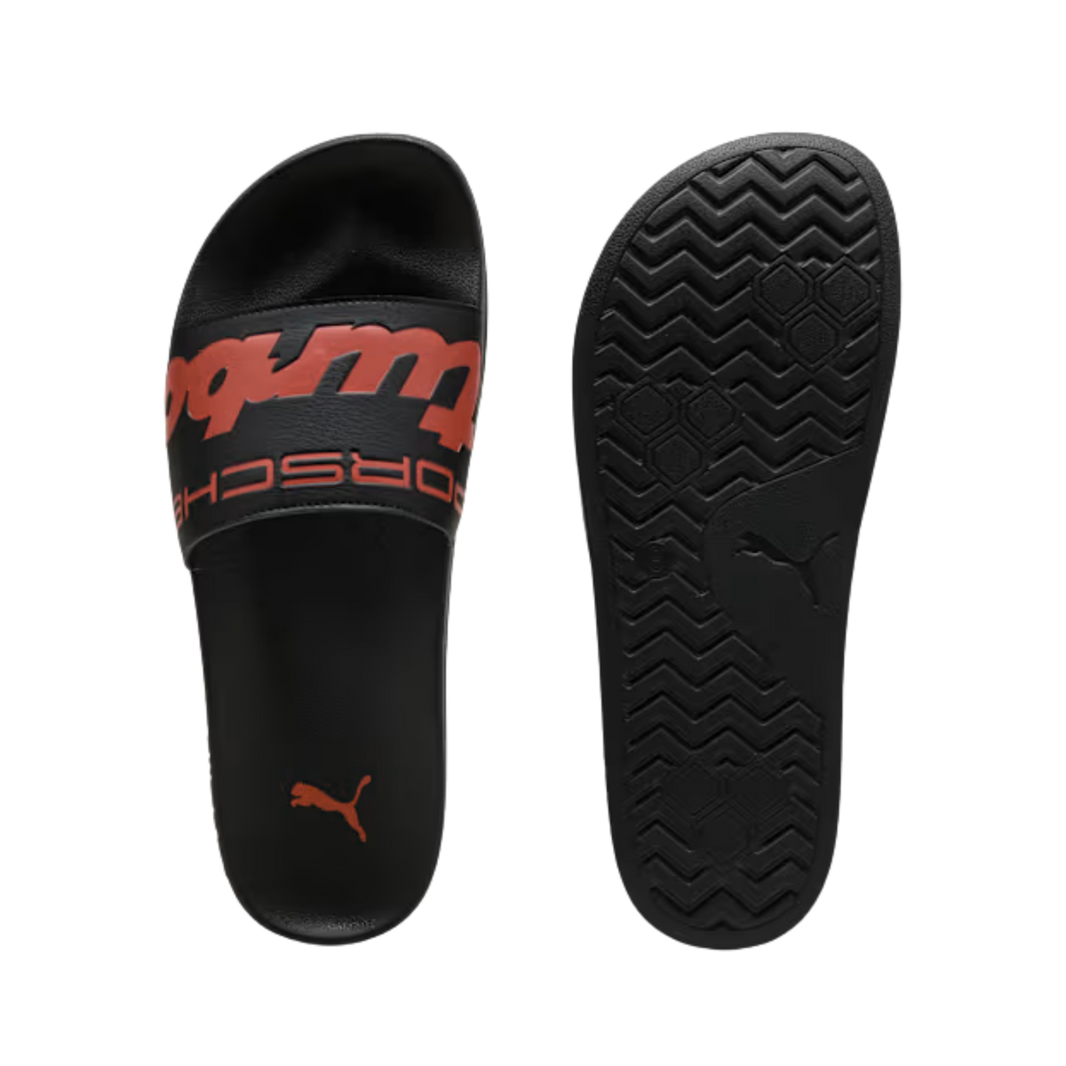 Puma Men Porsche Legacy Leadcat 2.0 Slides - Black Amarena
