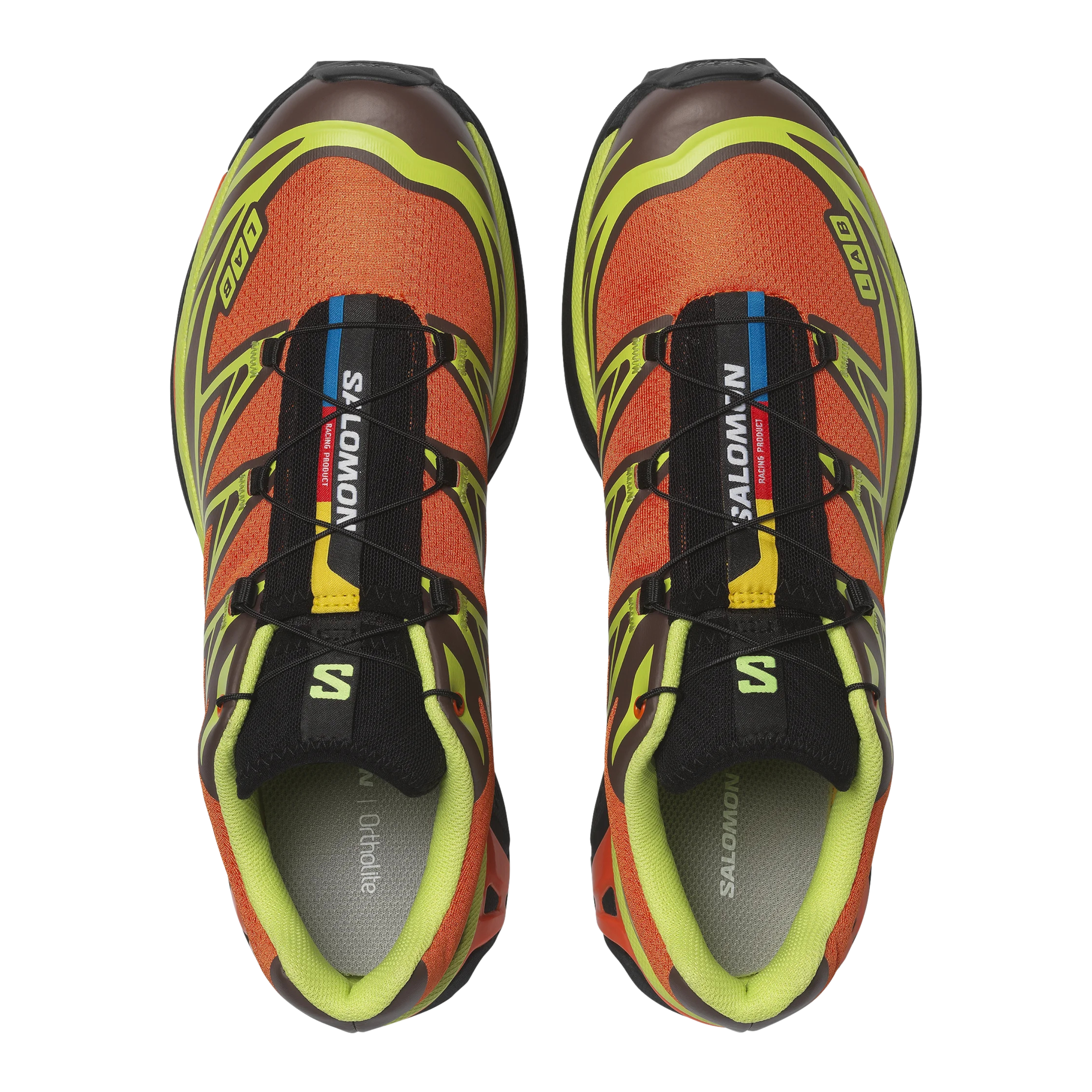 Salomon Men XT-6 - Red Orange Sharp Green