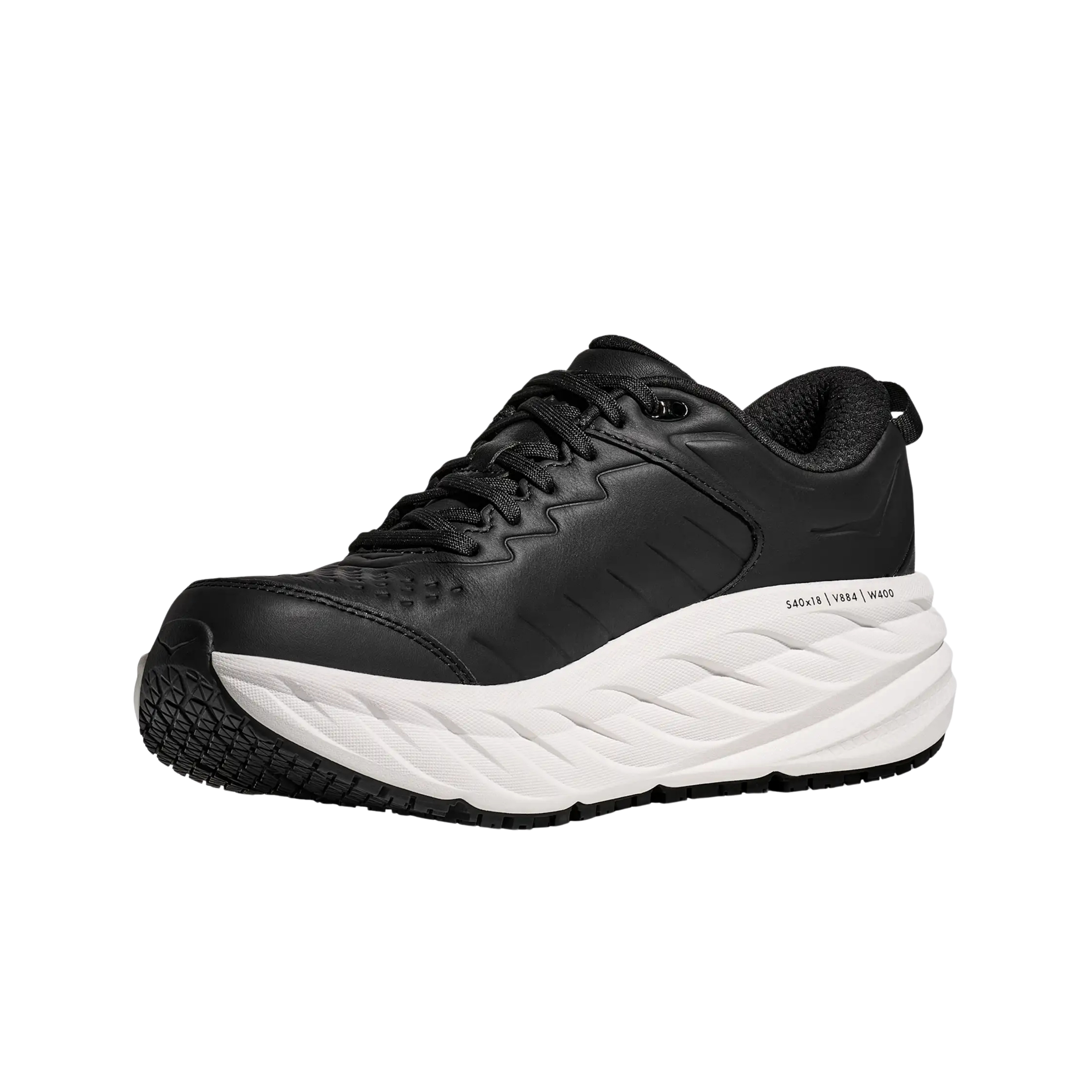 Hoka Men Bondi SR - Carbon Black White