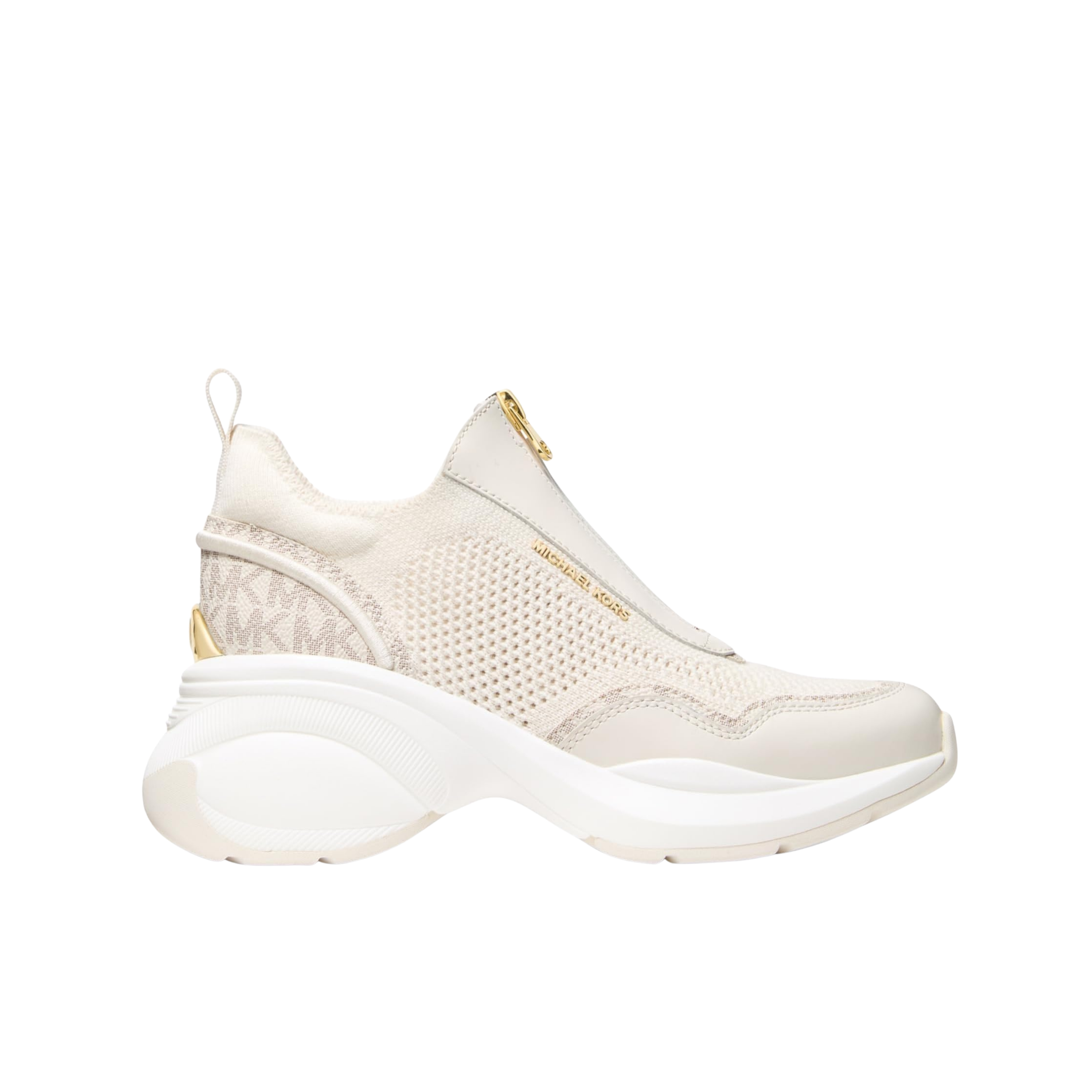 Michael Kors Women Zuma Slip On Trainer - Cream