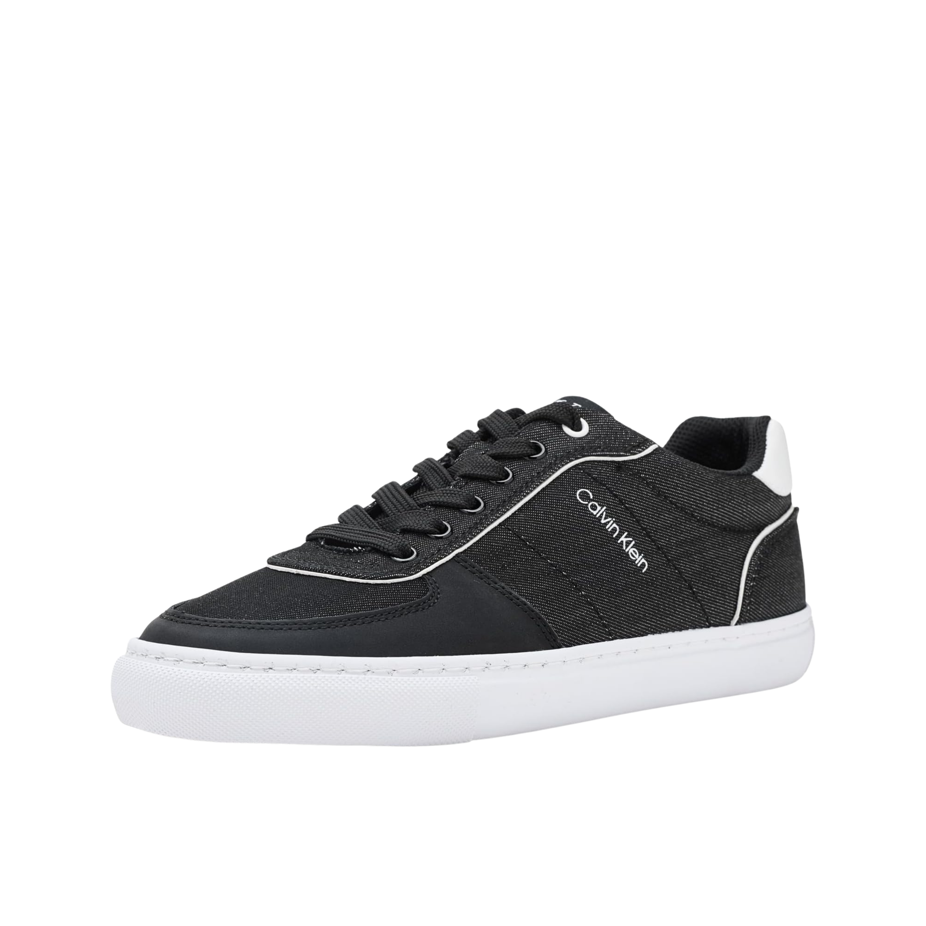 Calvin Klein Women Caspian Sneaker - Black Denim White