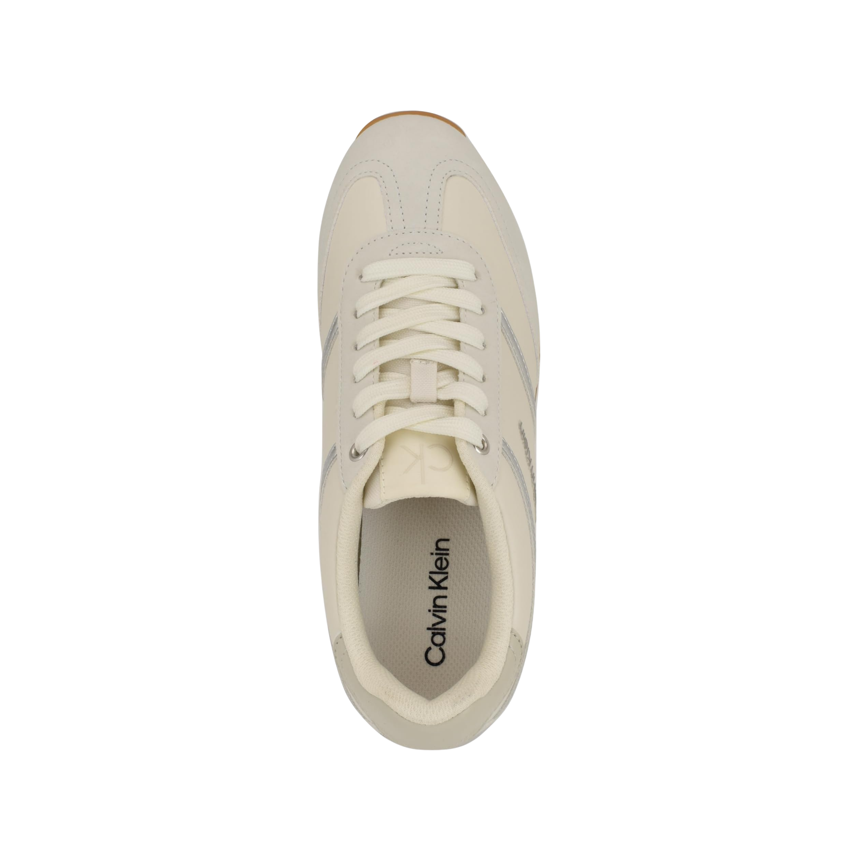 Calvin Klein Women Avyenna Sneaker - Ivory Silver