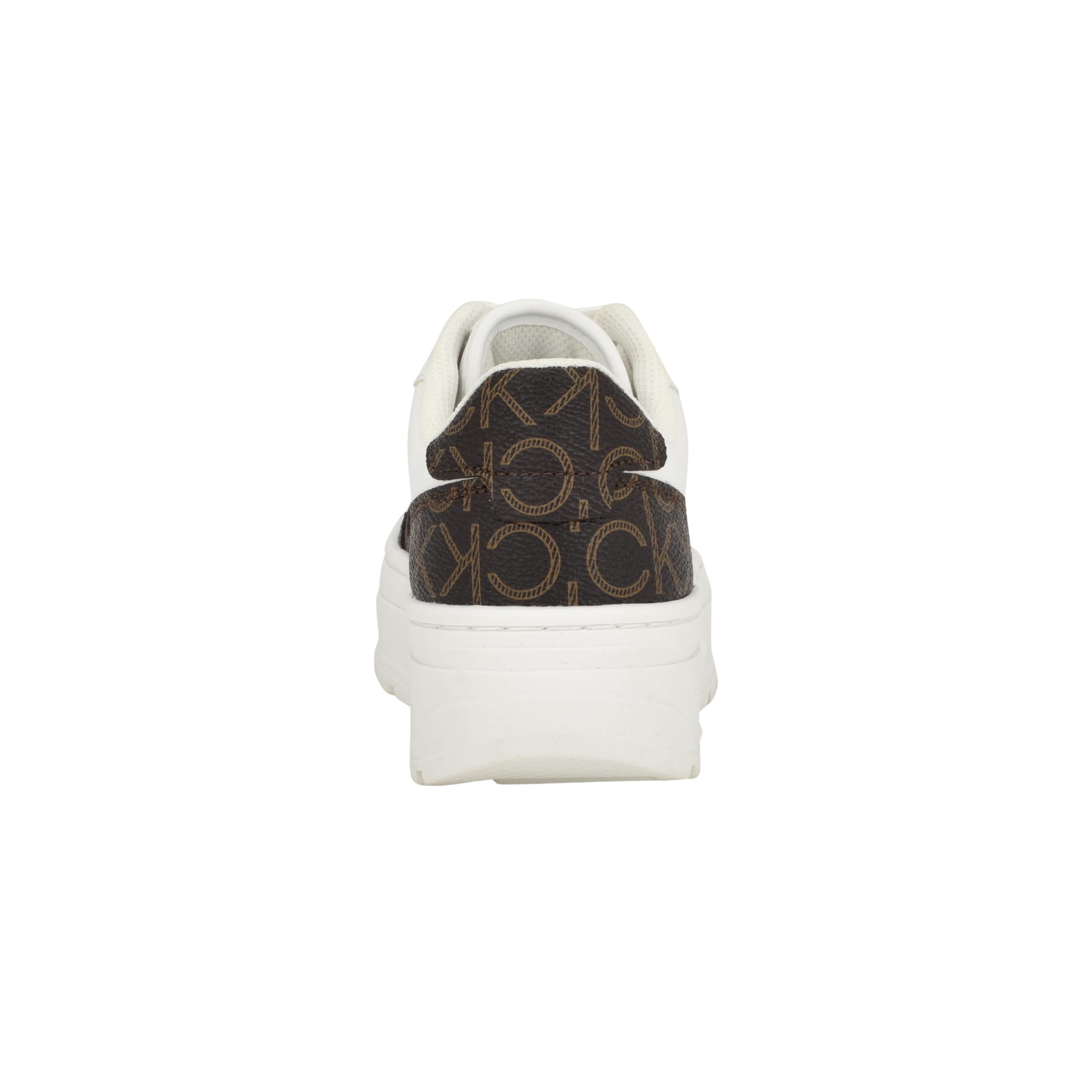 Calvin Klein Women Karyne Sneaker - White Brown