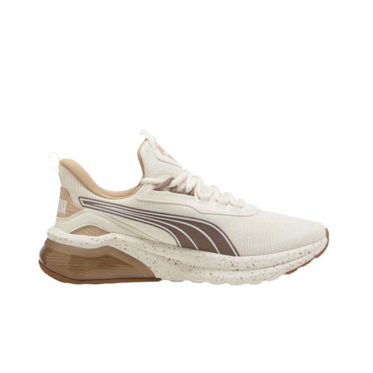 Puma Women Seeker Speckle Sneaker - Ivory Taupe Tan