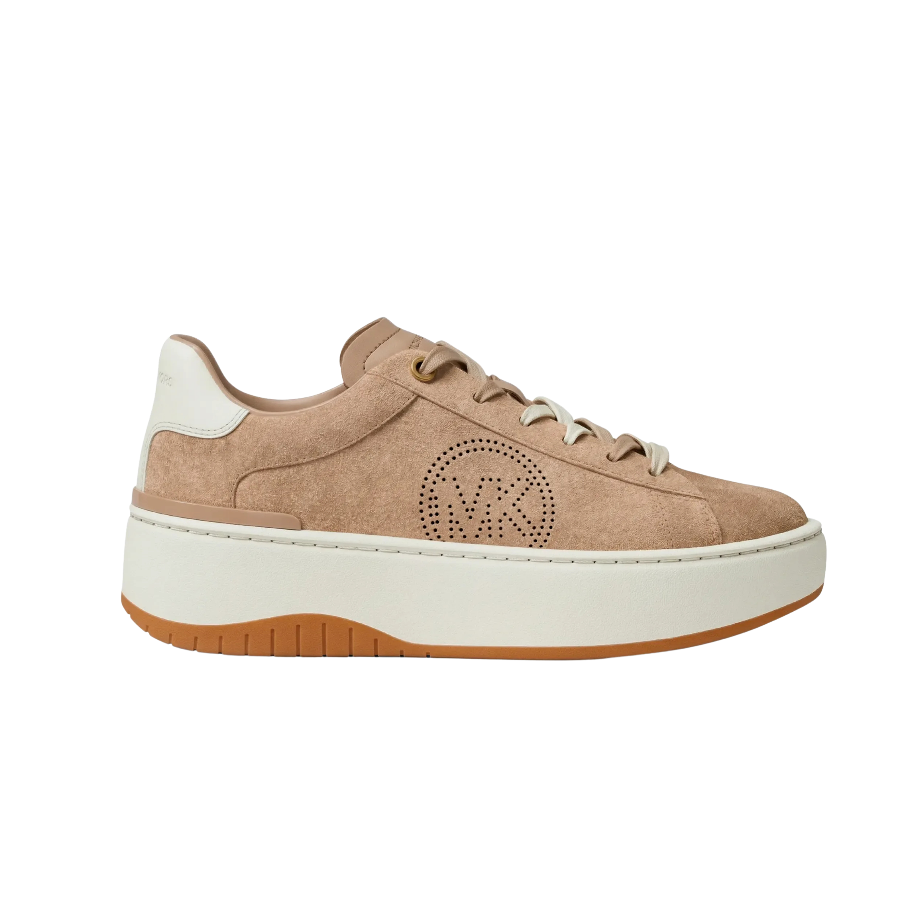 Michael Kors Women Dottie Suede Platform Sneaker - Khaki